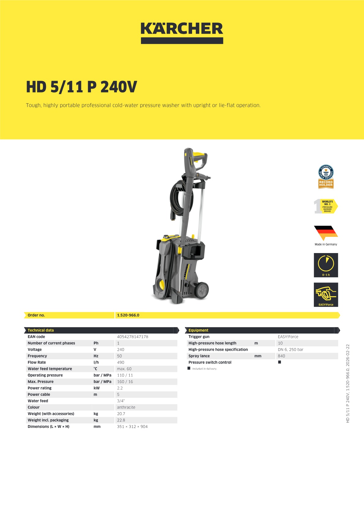 Product information