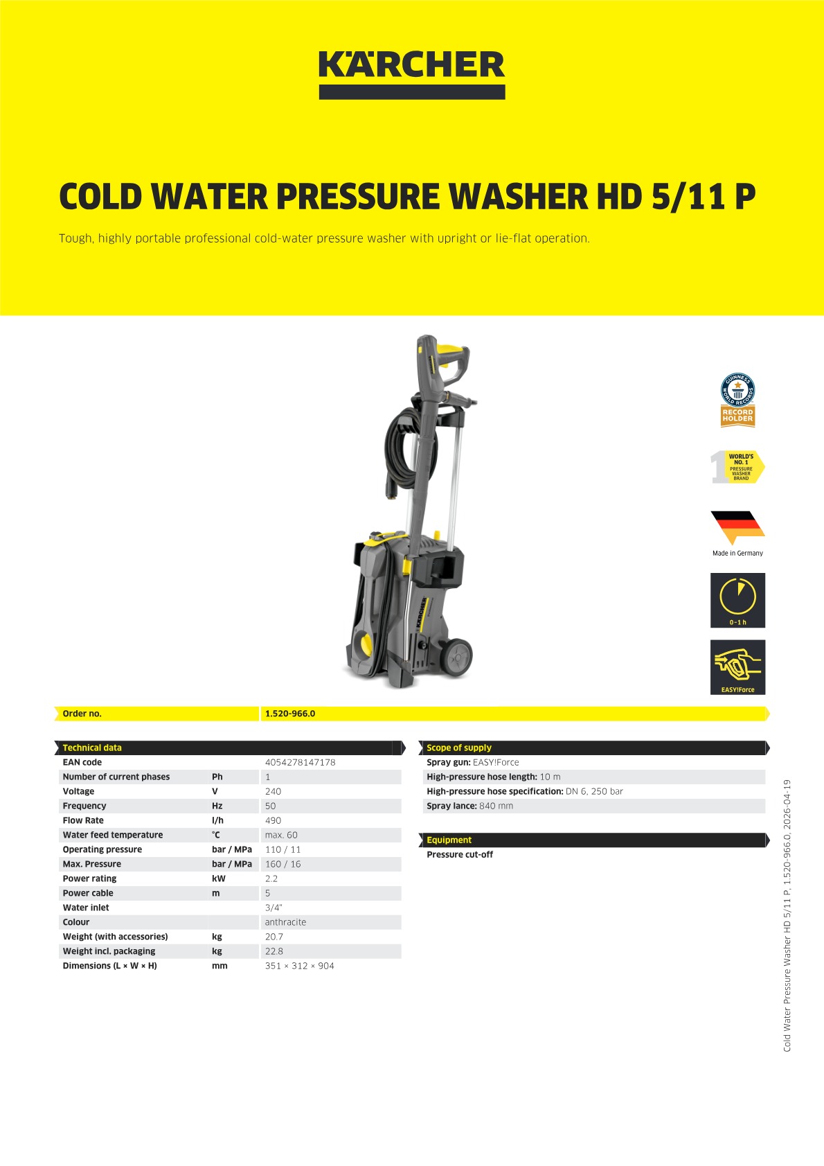 Product information