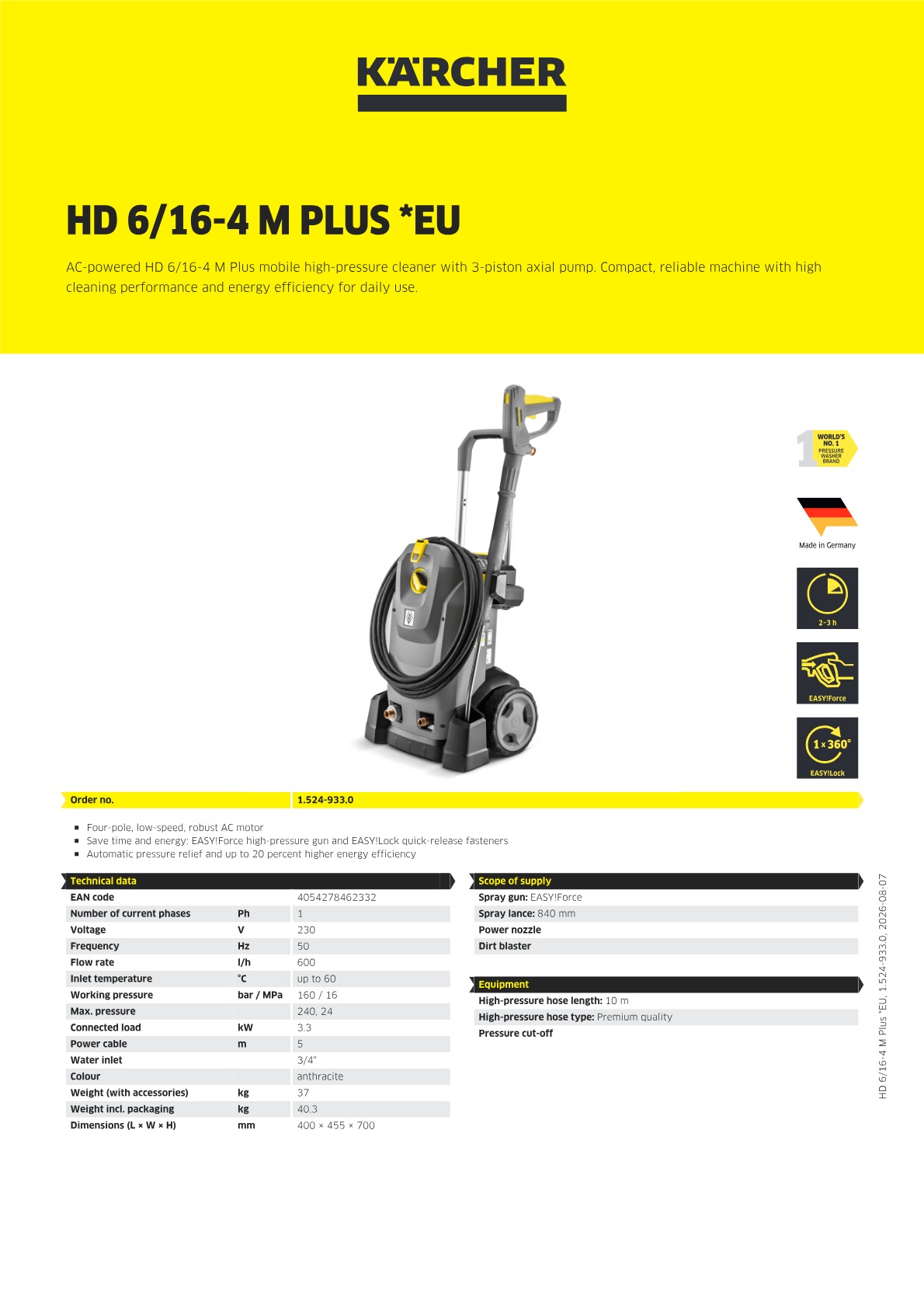 Product information