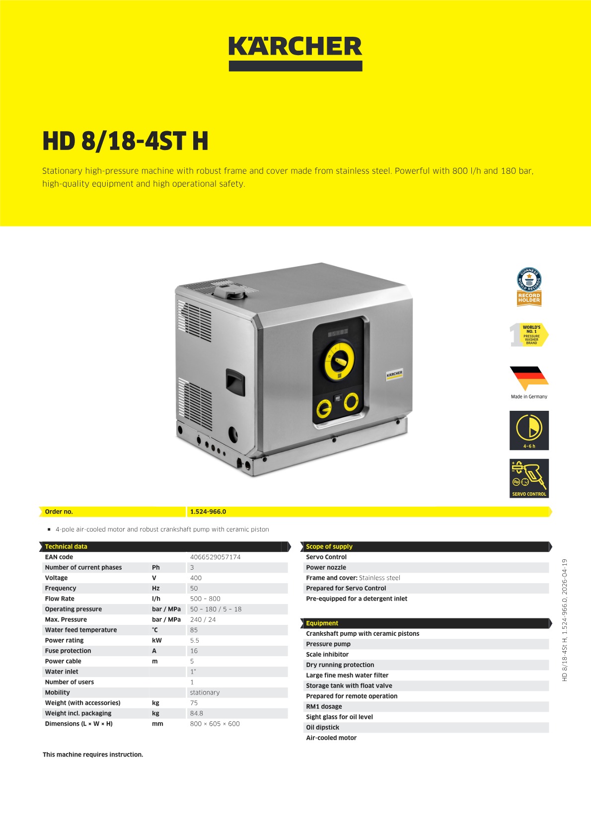 Product information
