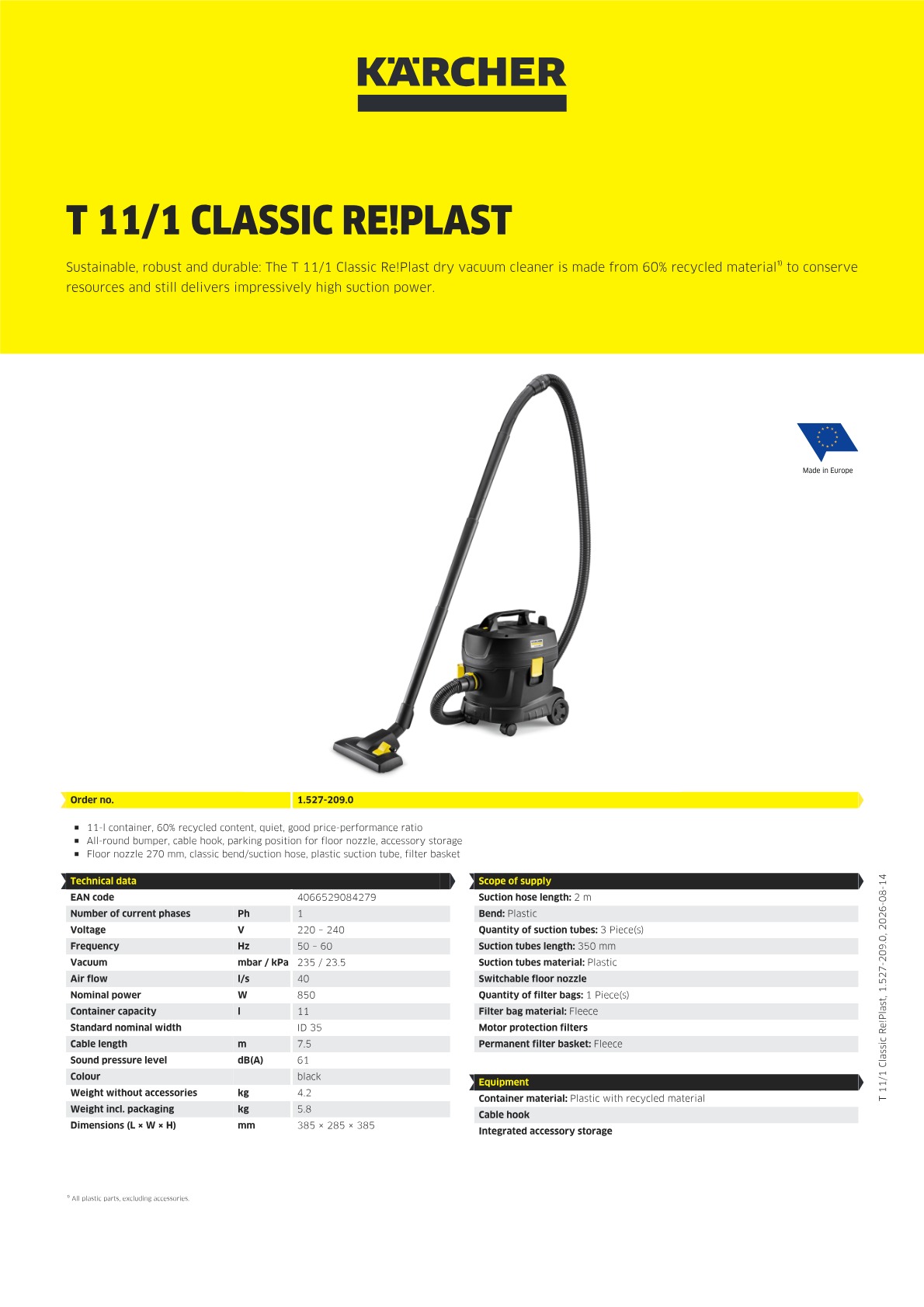 Product information
