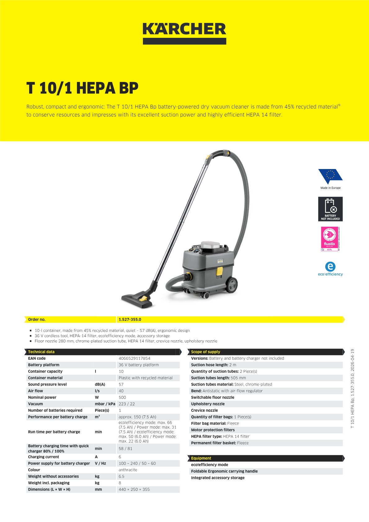 Product information
