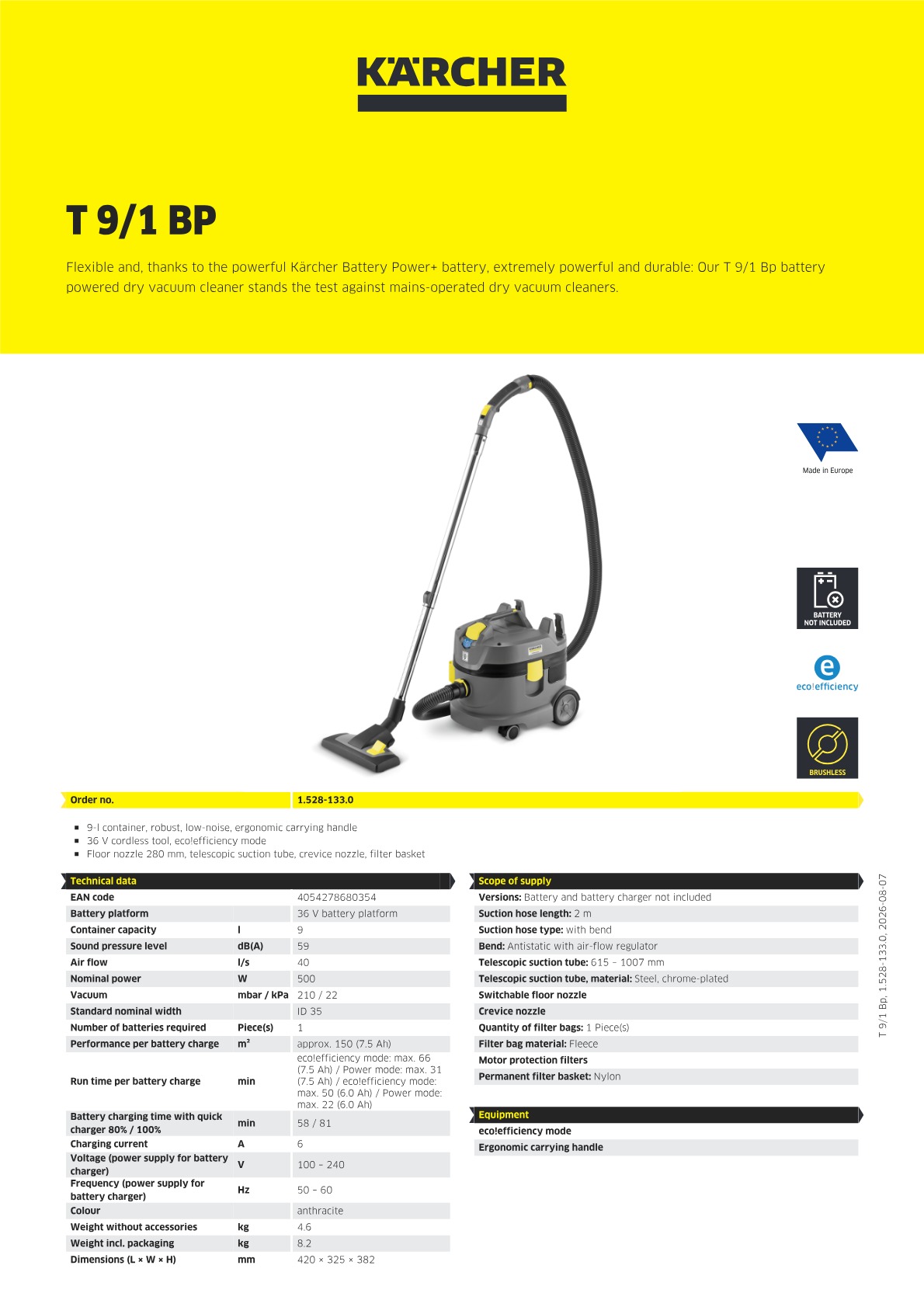 Product information