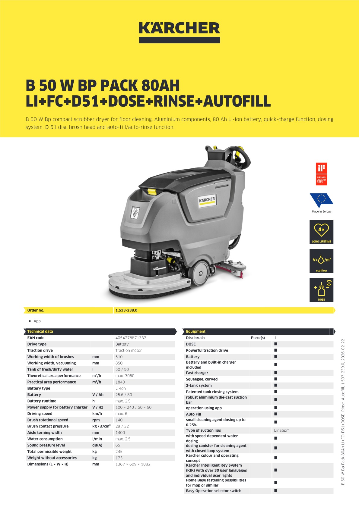 Product information