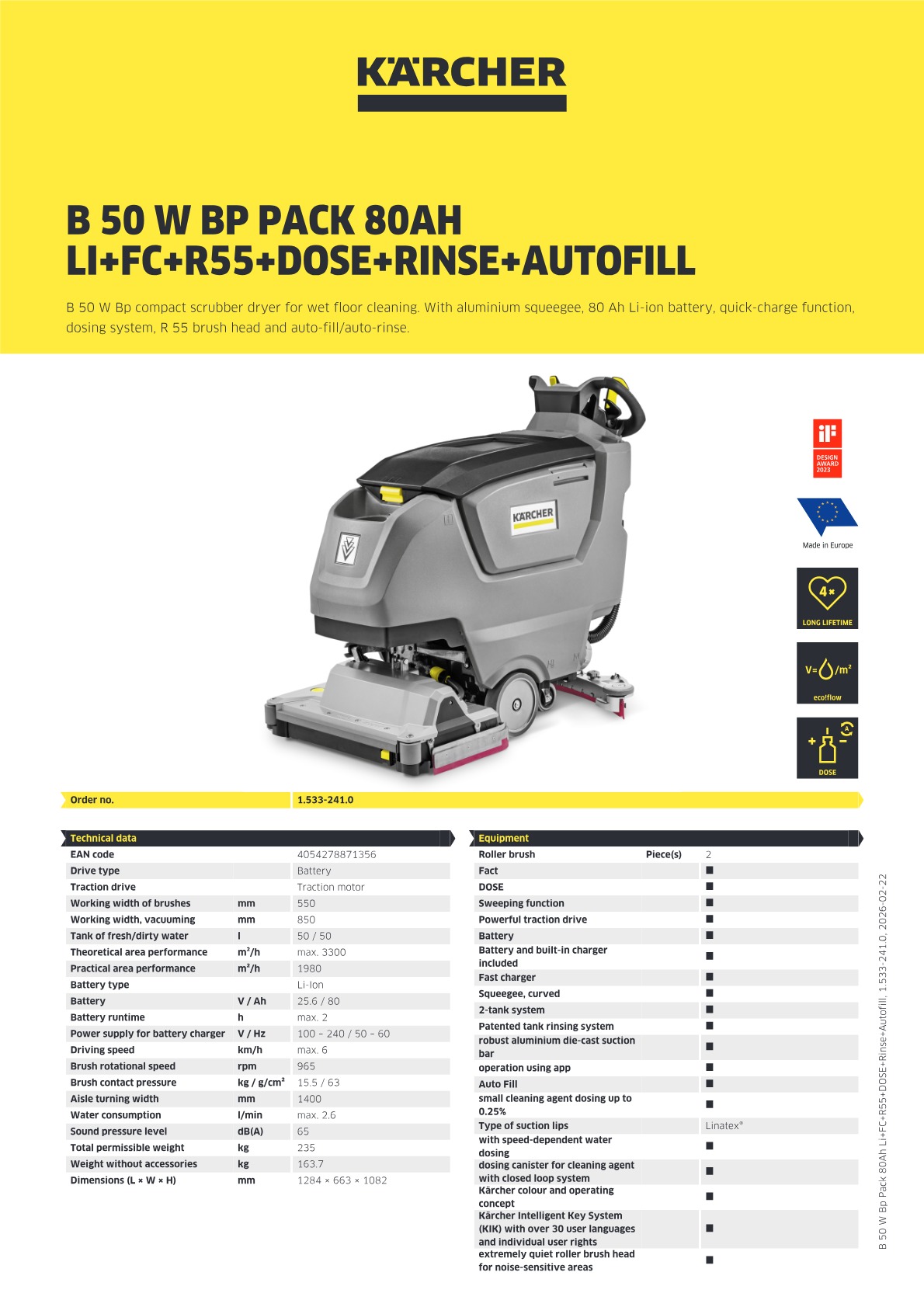Product information