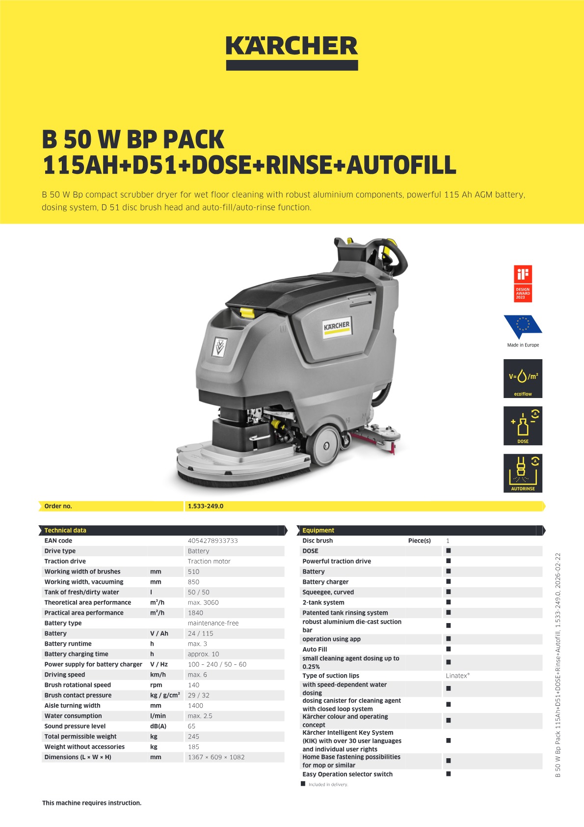 Product information