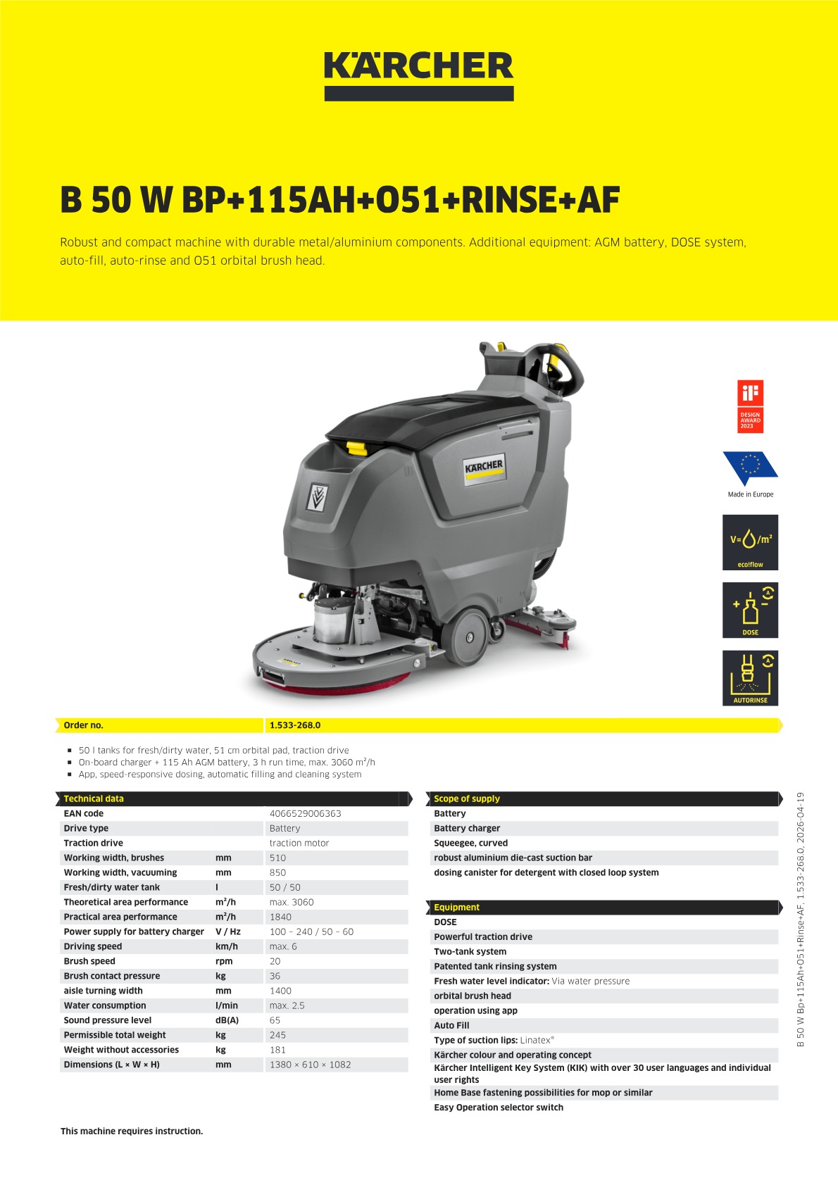 Product information