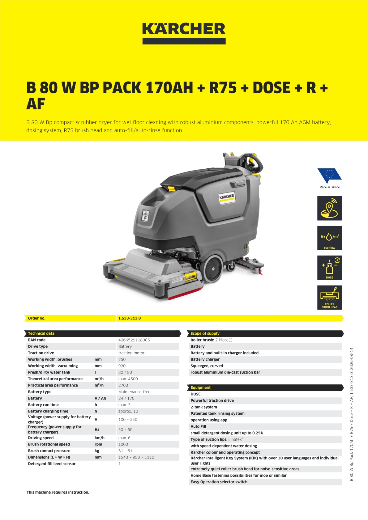 Product information