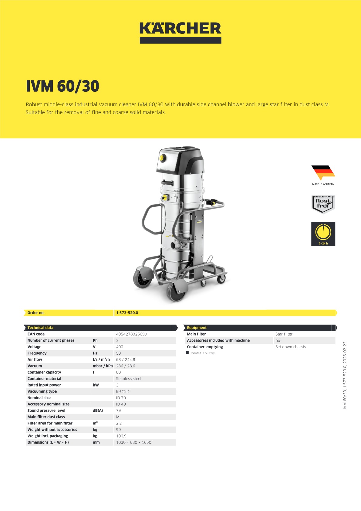 Product information