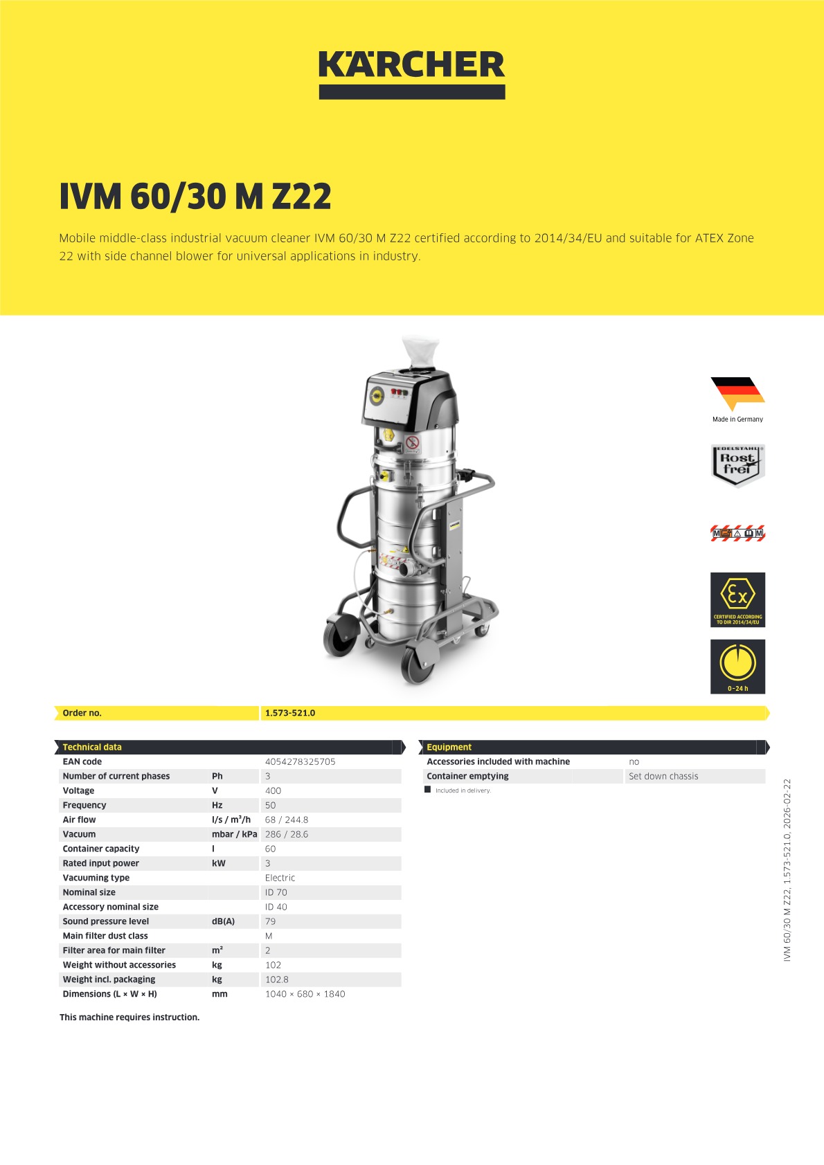 Product information