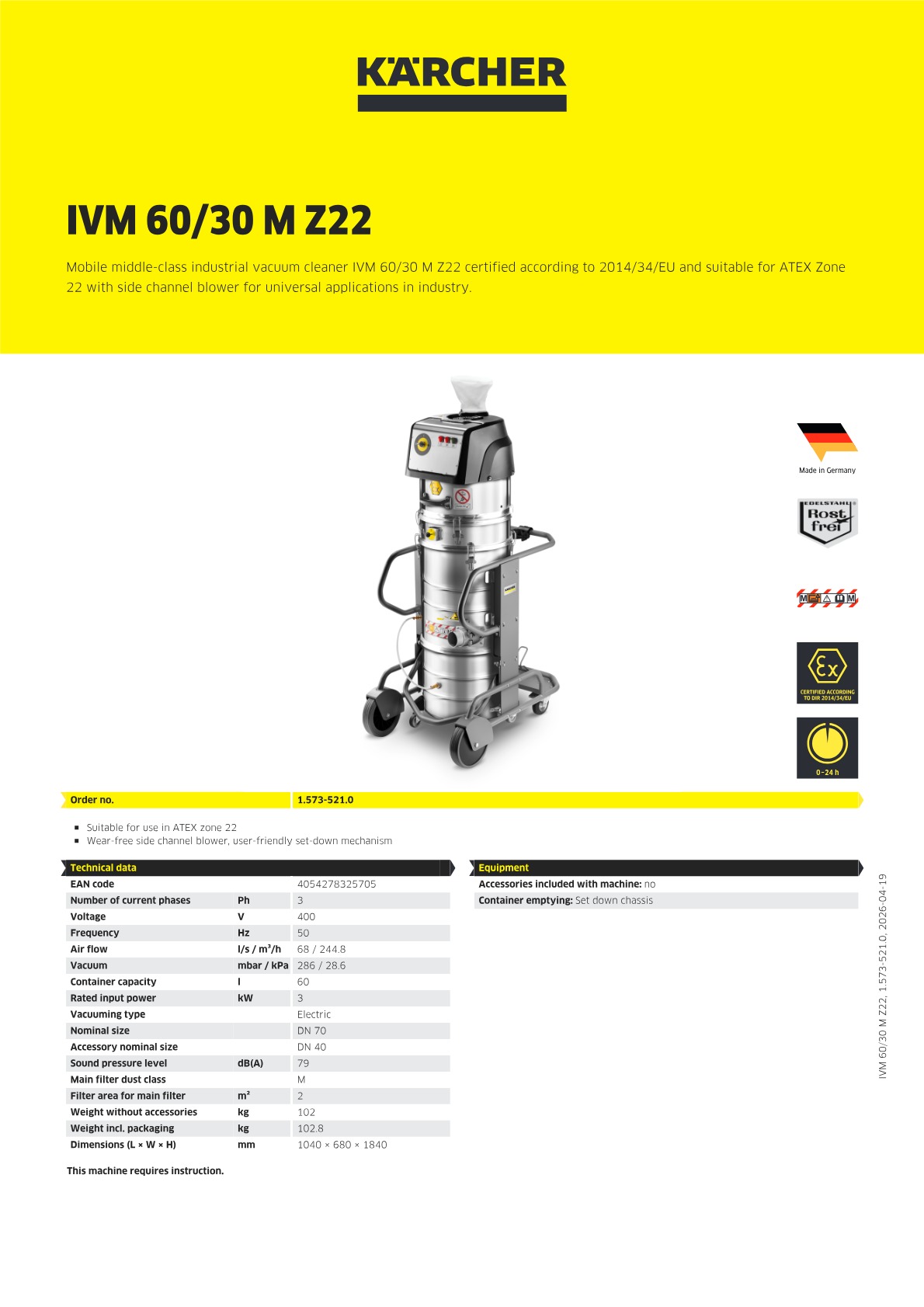 Product information