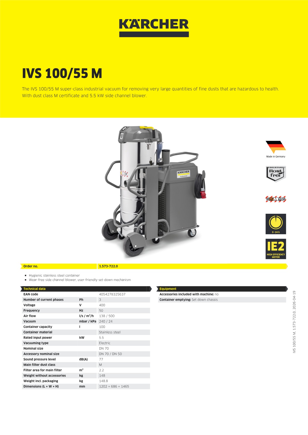 Product information