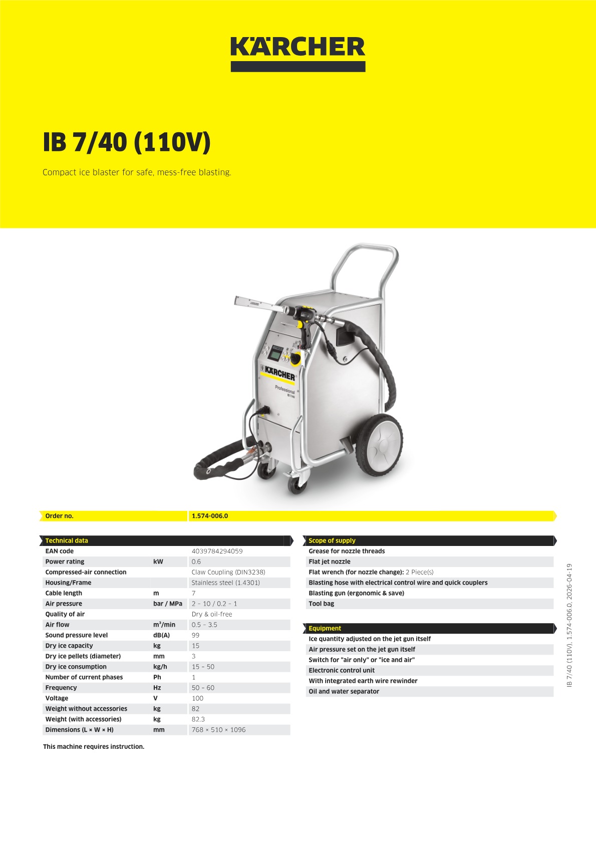 Product information