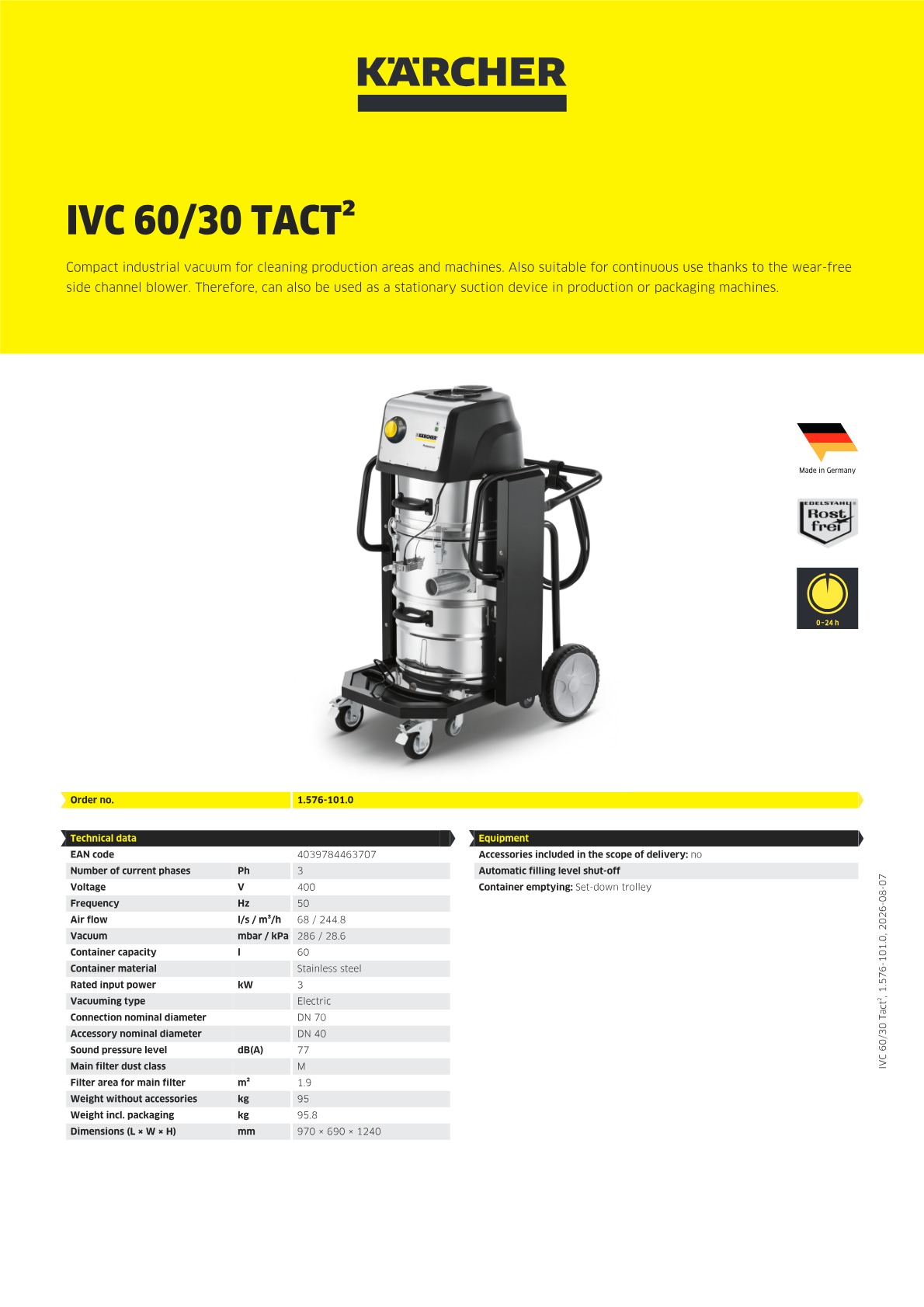 Product information