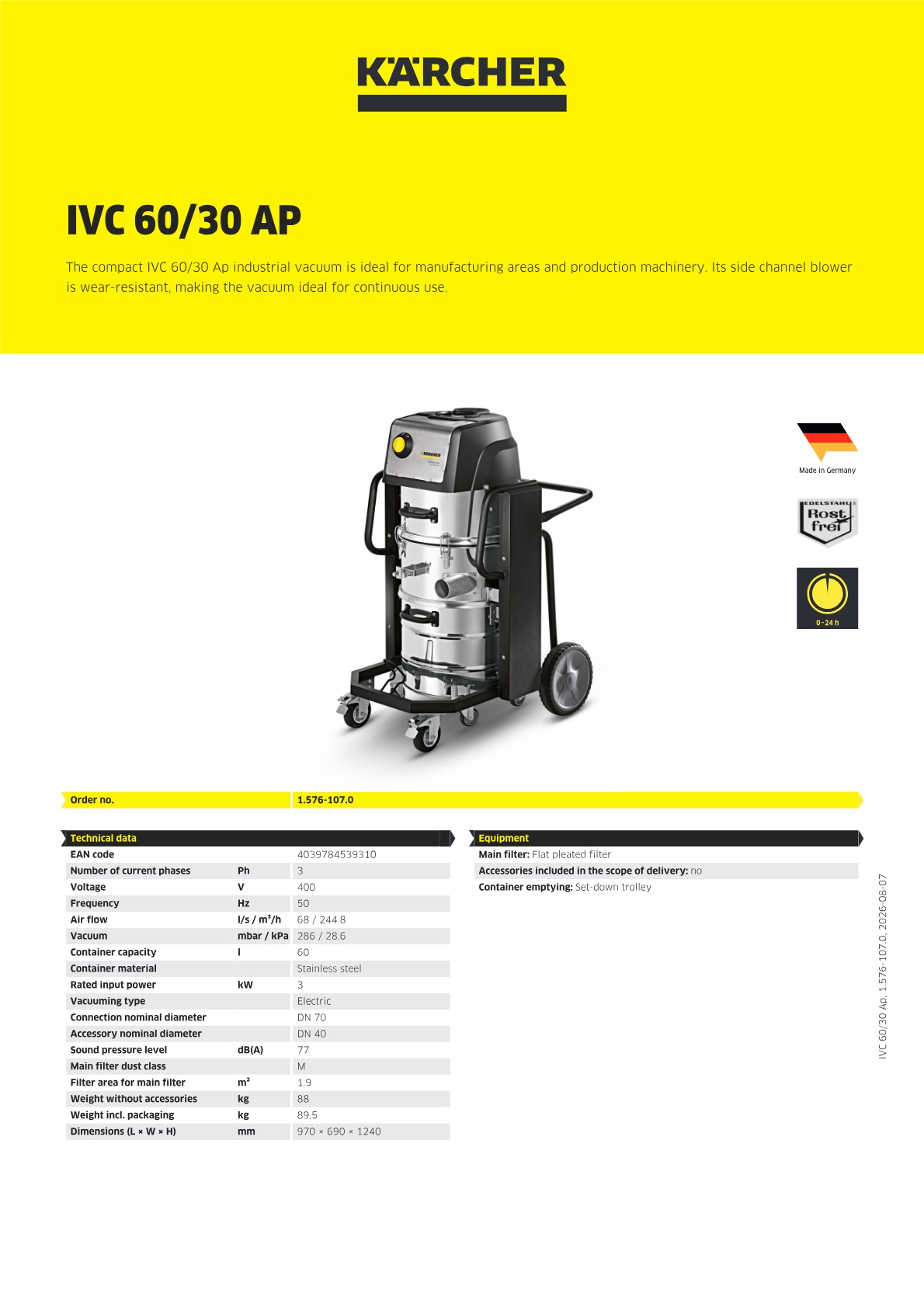 Product information