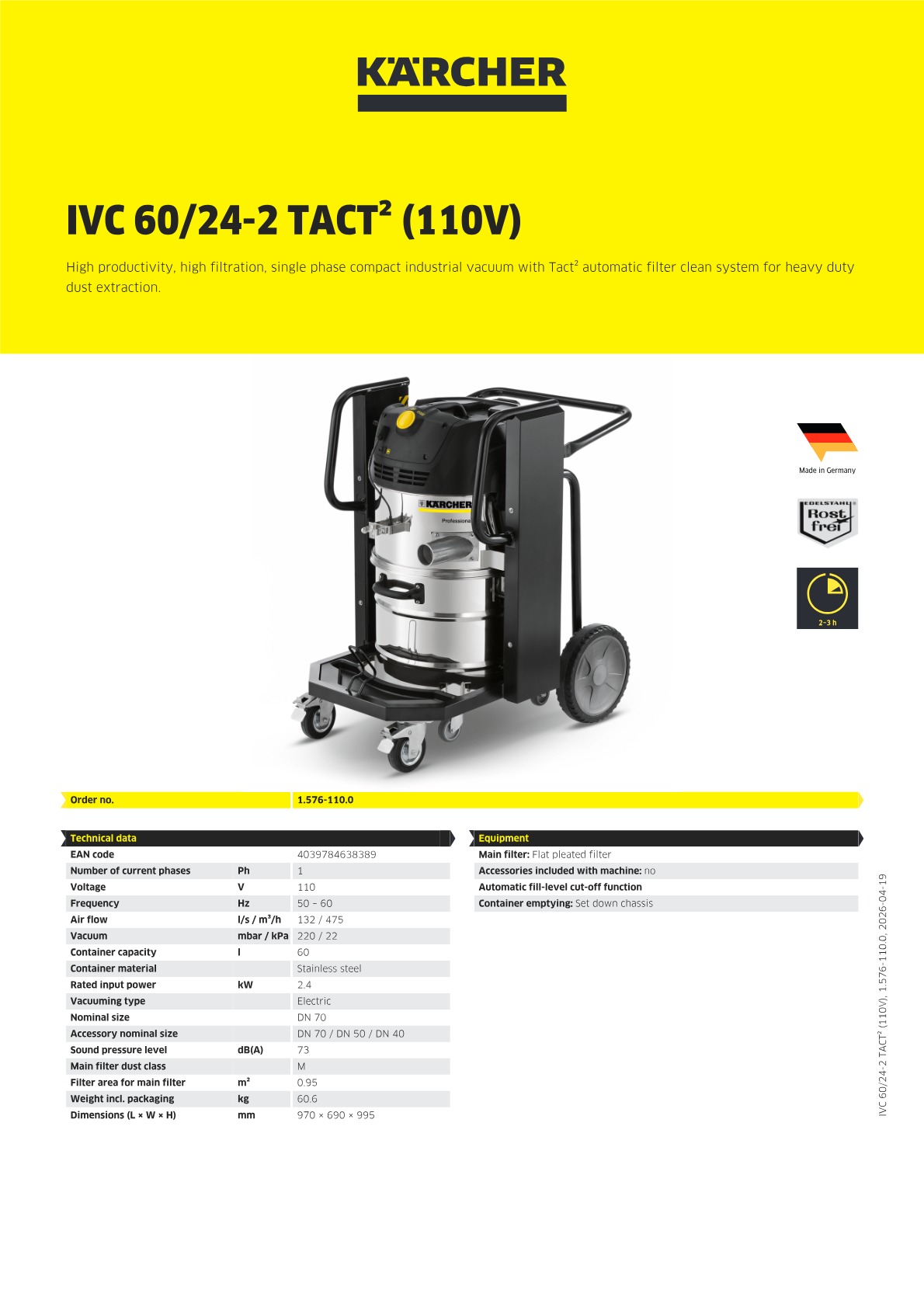 Product information