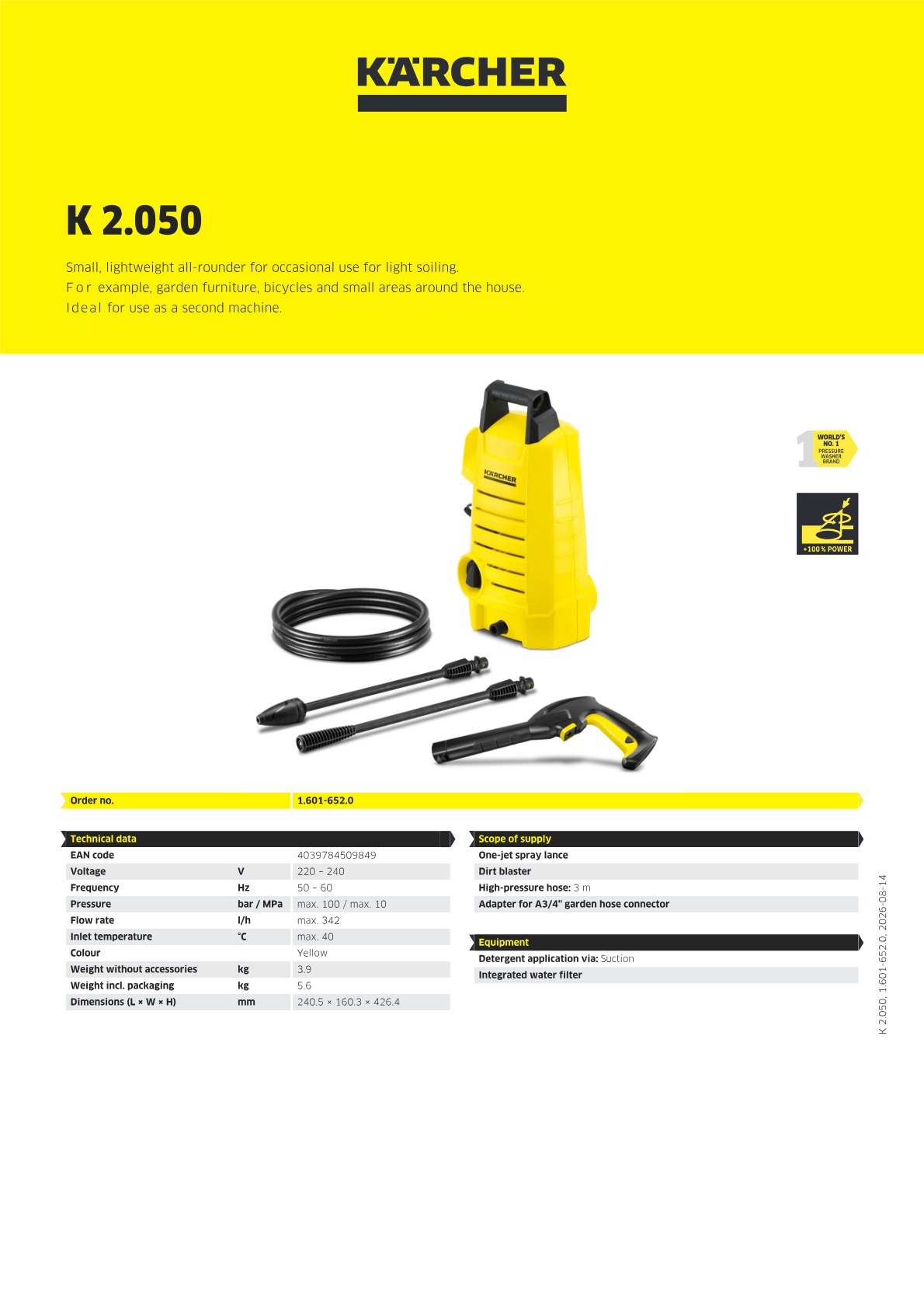 Product information