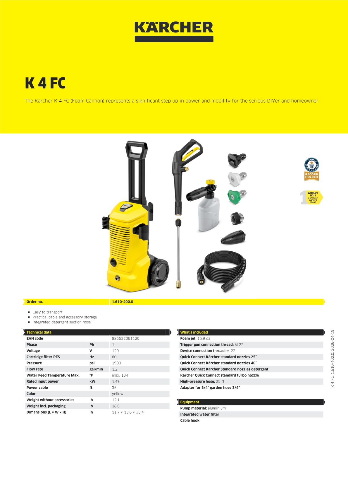 Product information