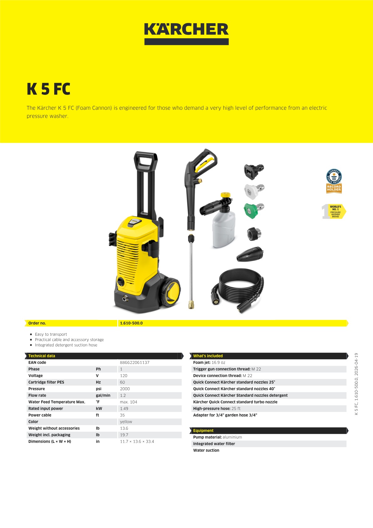 Product information