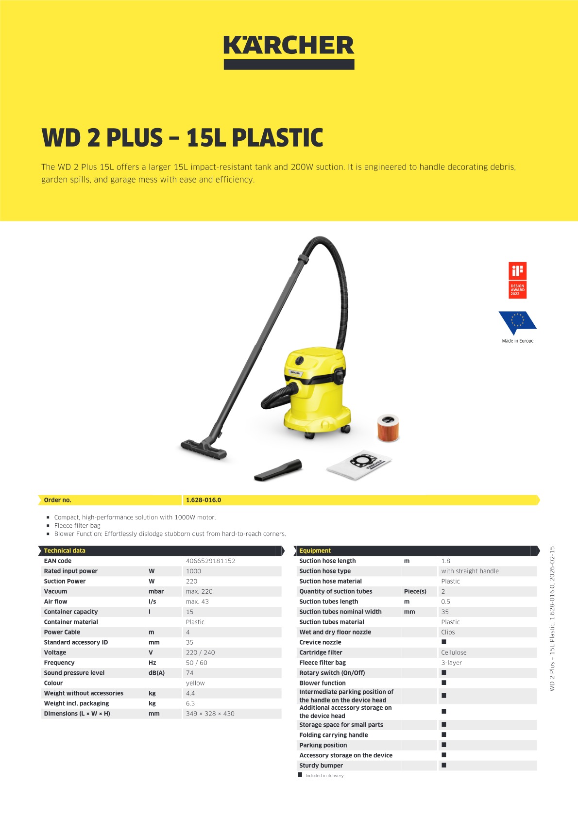 Product information