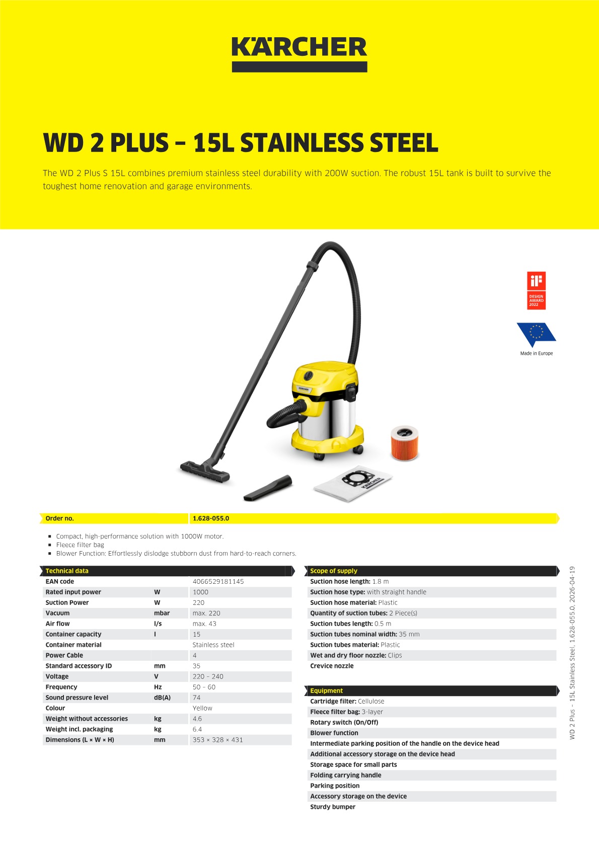 Product information