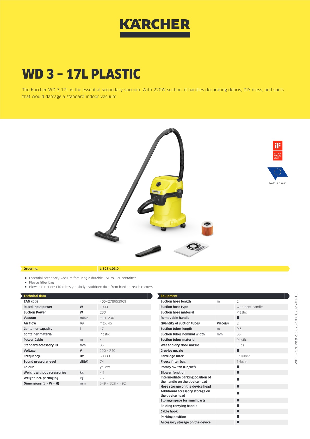 Product information