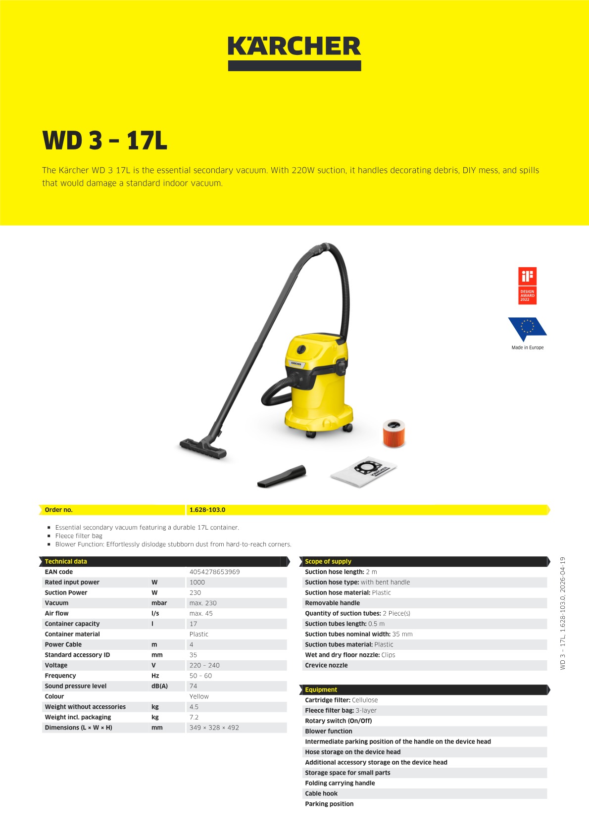 Product information