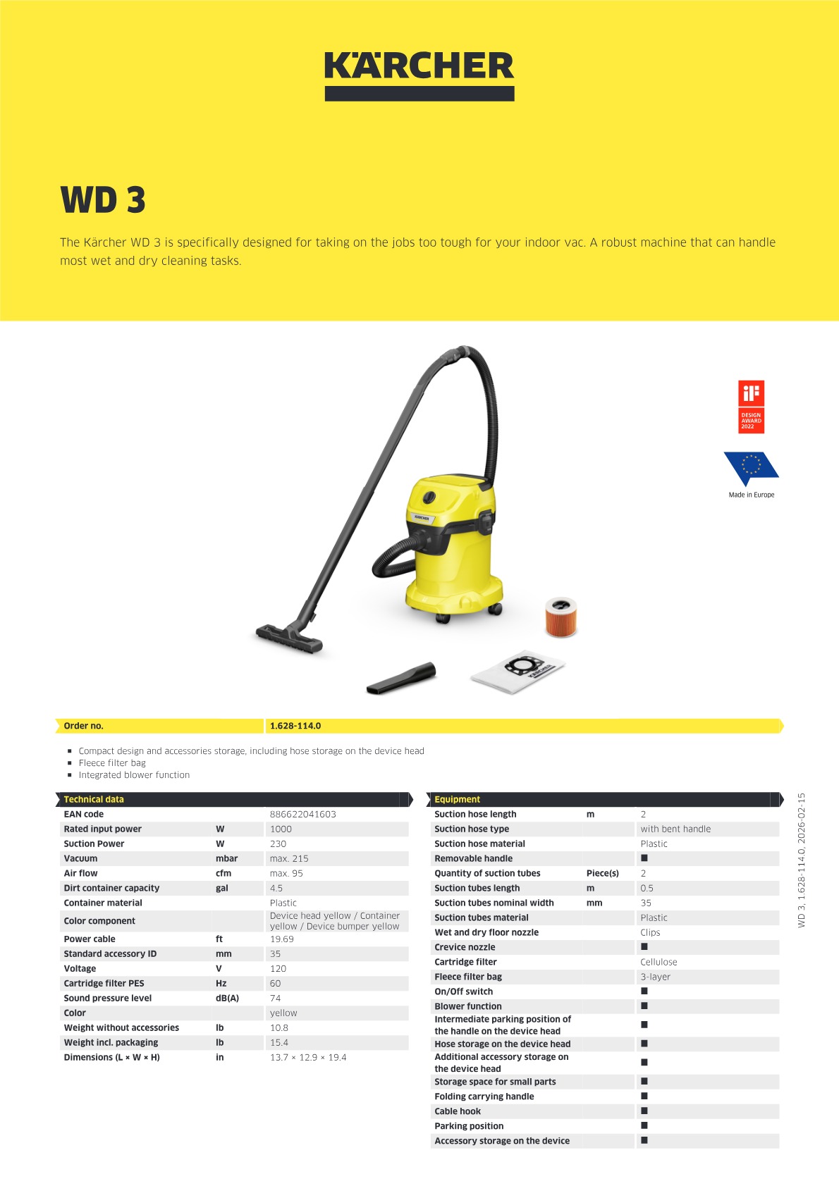 Product information