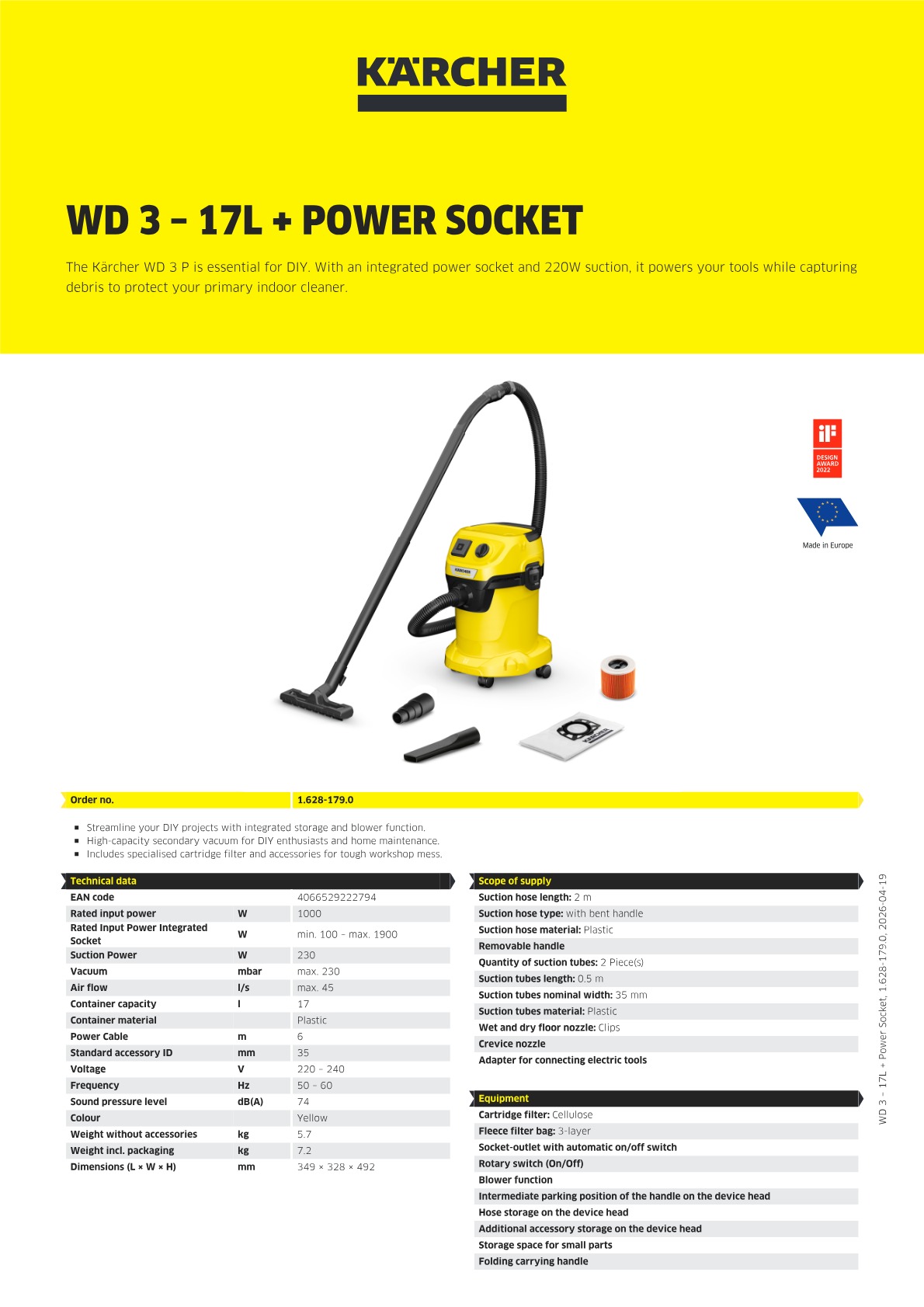 Product information