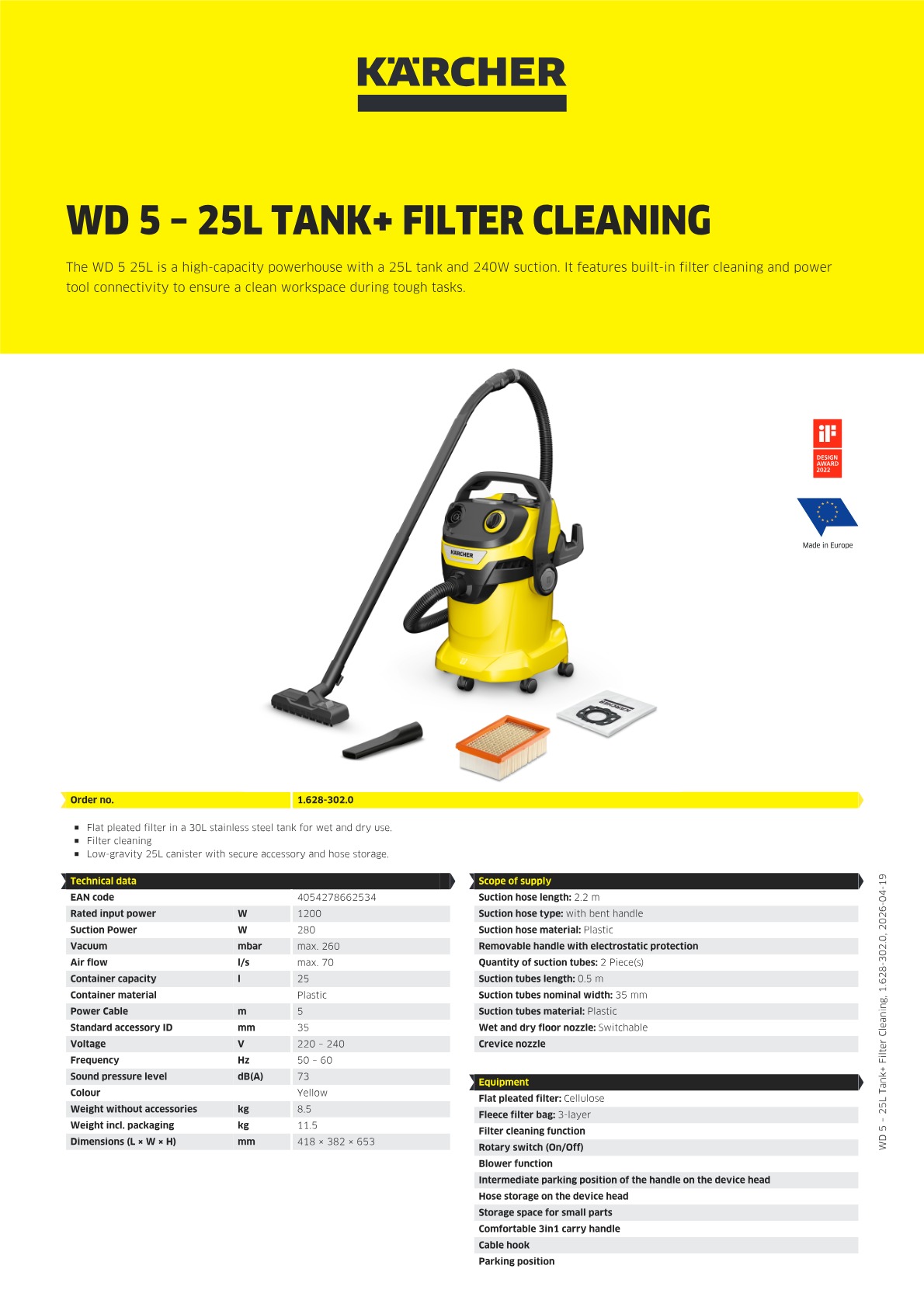 Product information