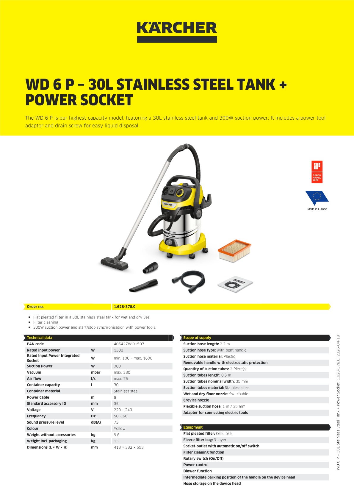 Product information