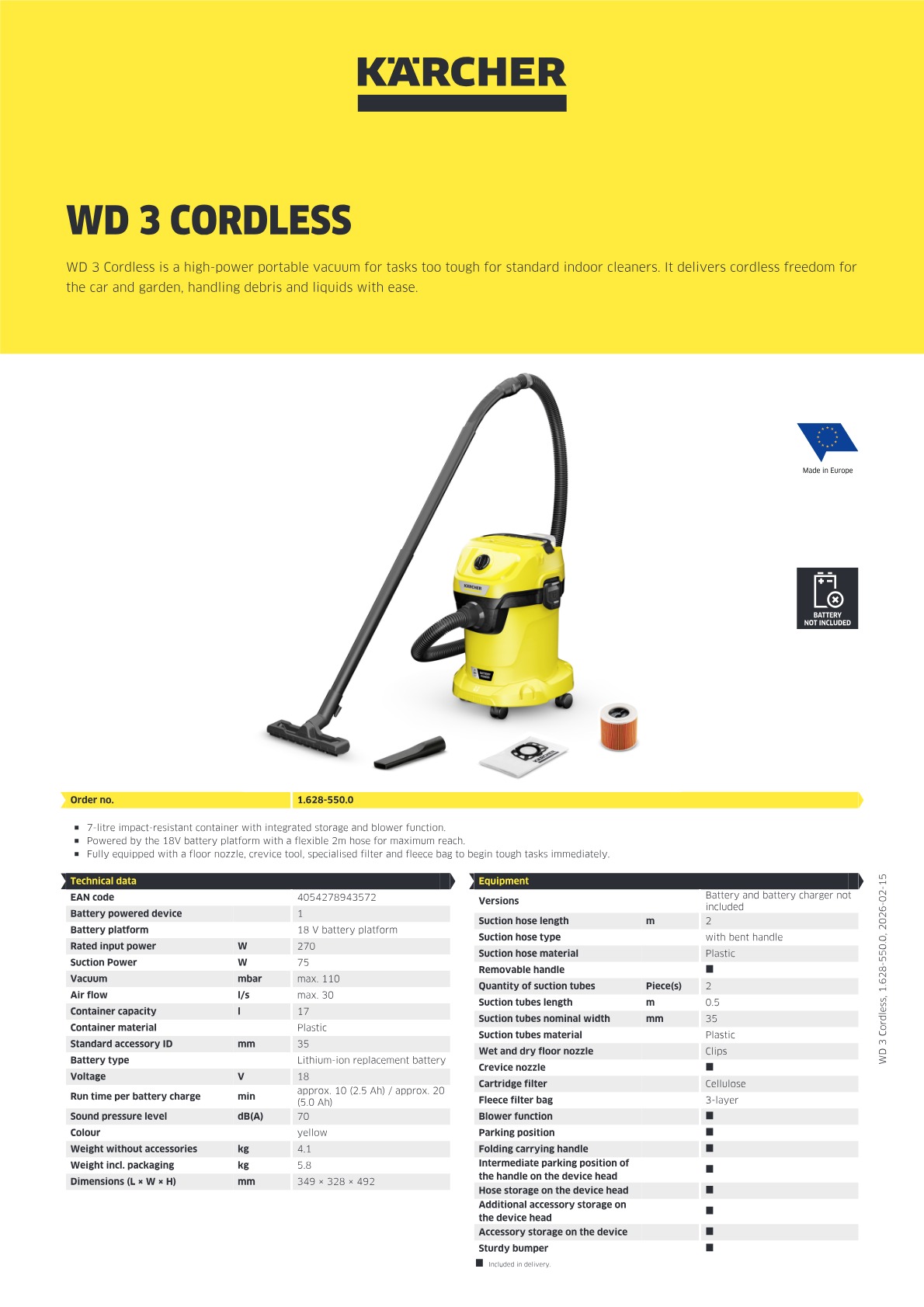 Product information