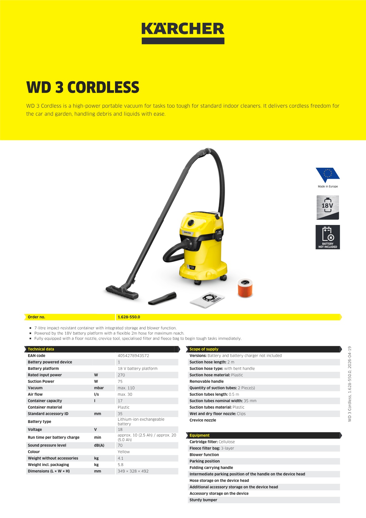 Product information