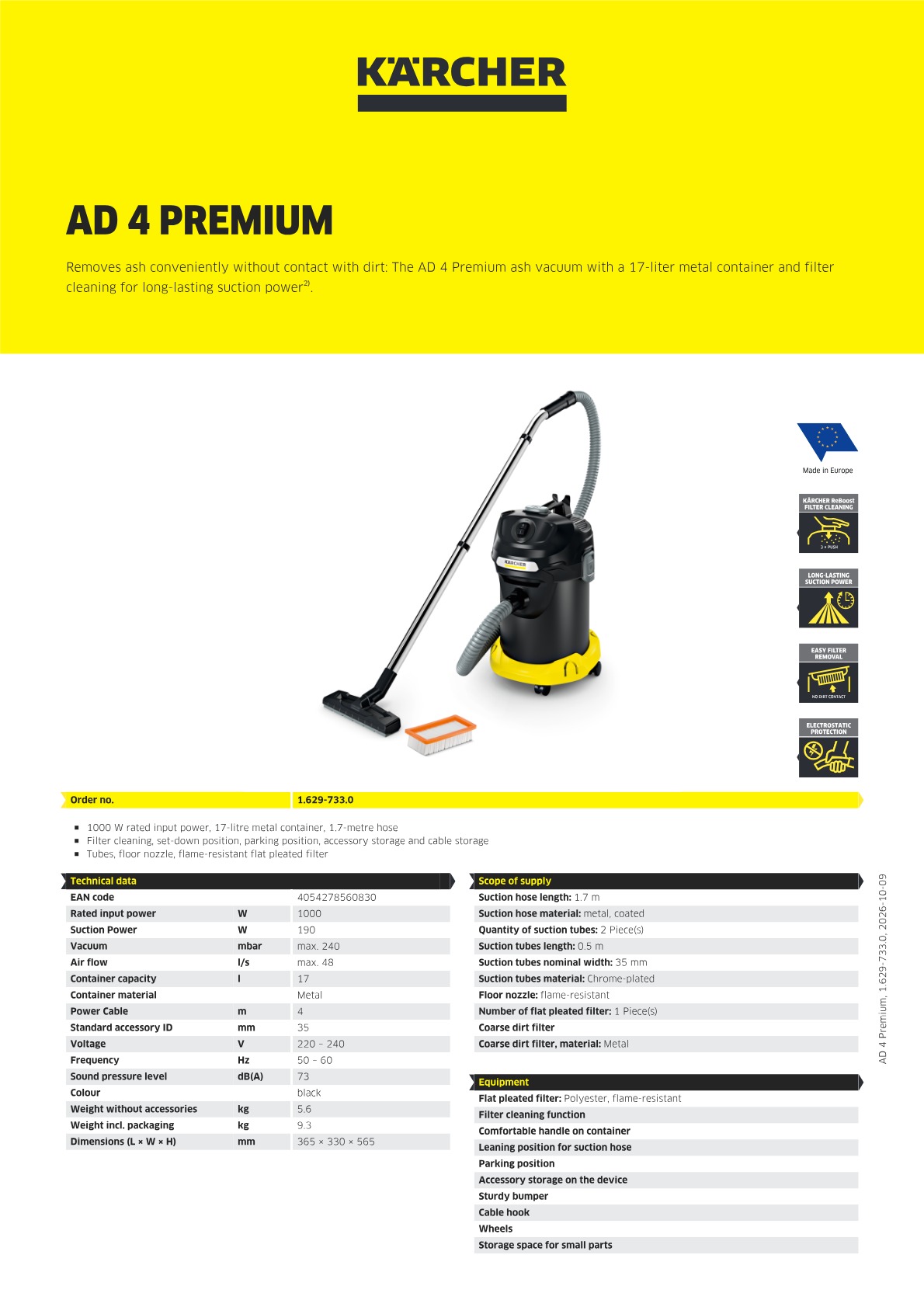 Product information
