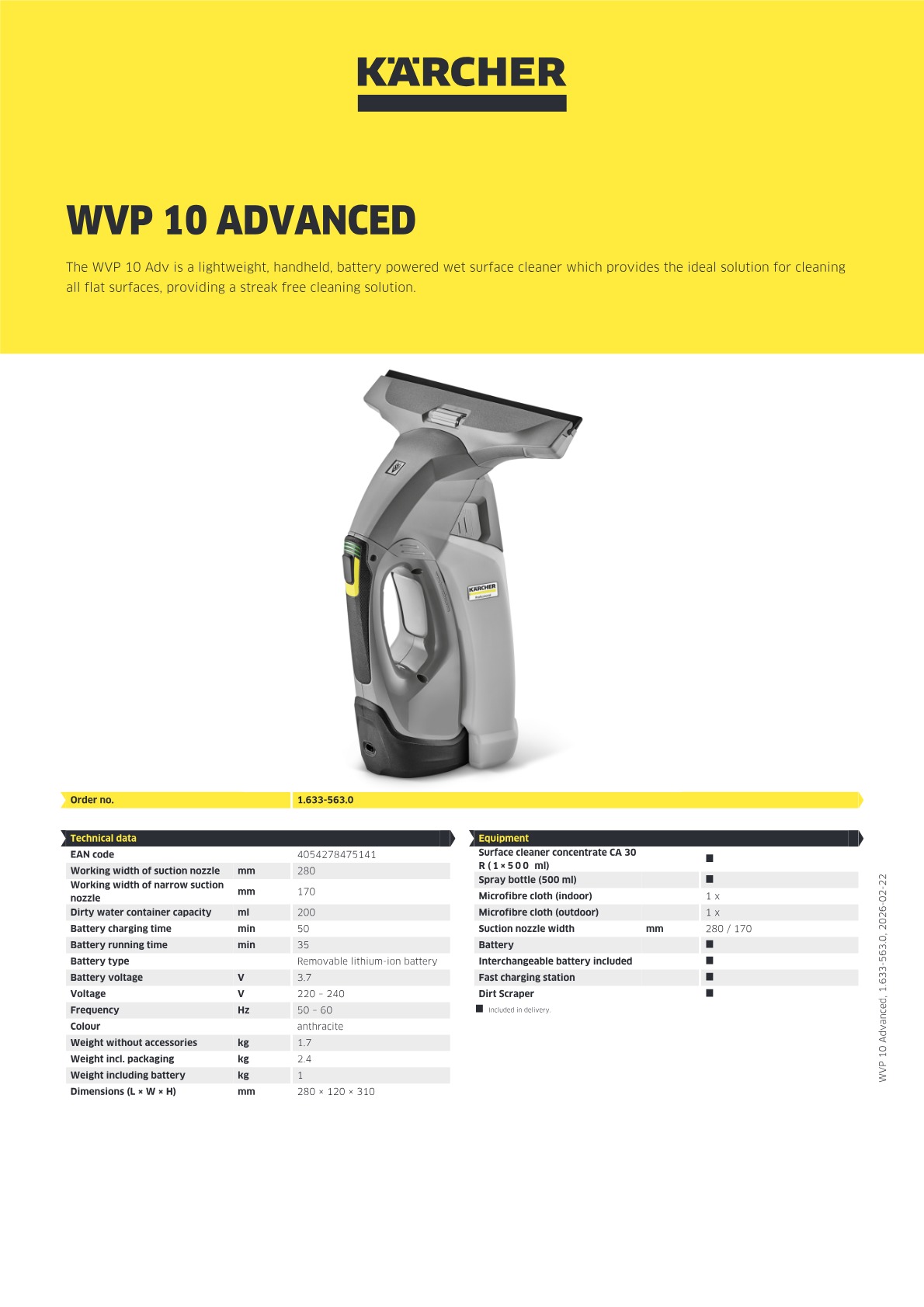 Product information