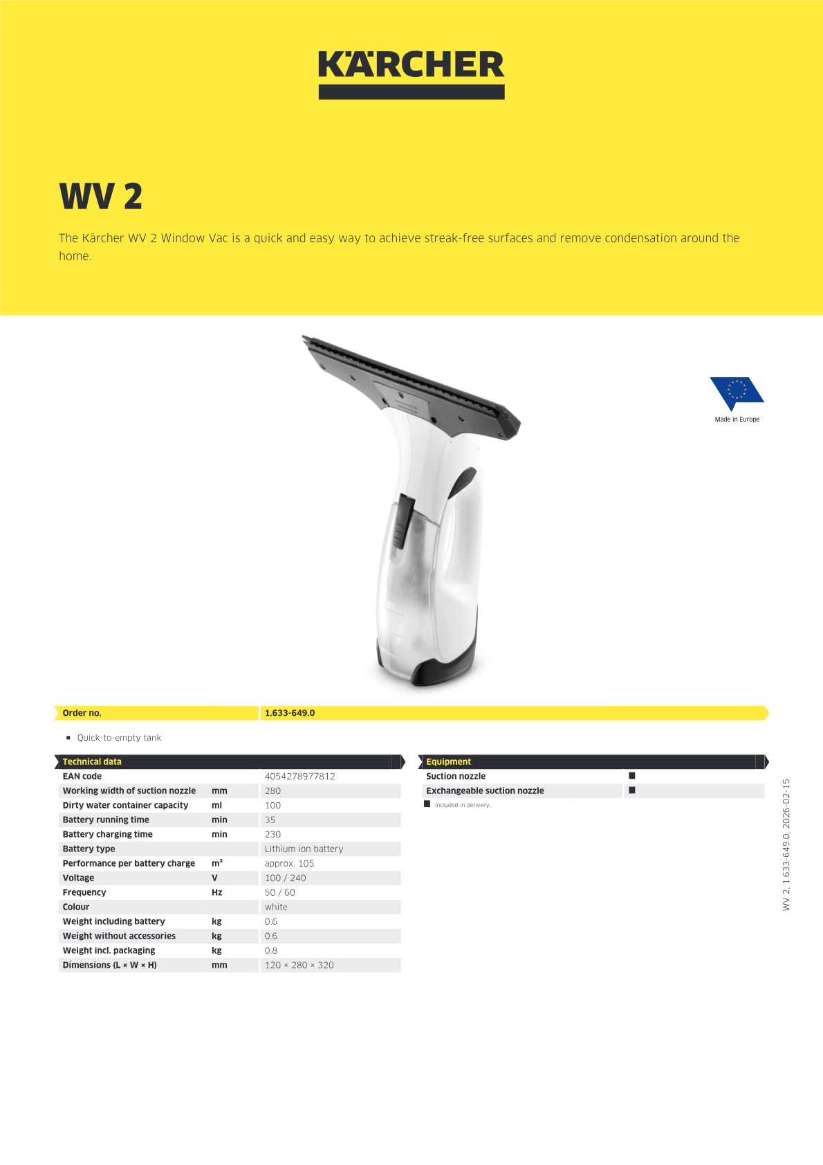 Product information