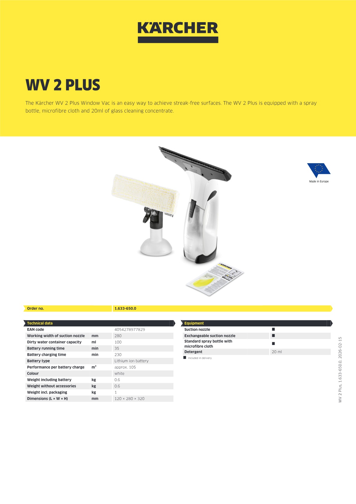 Product information