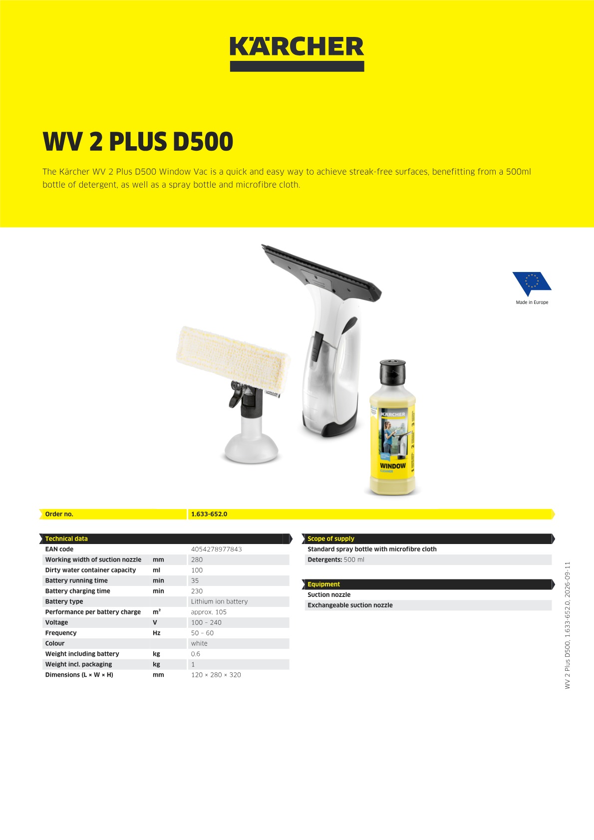 Product information