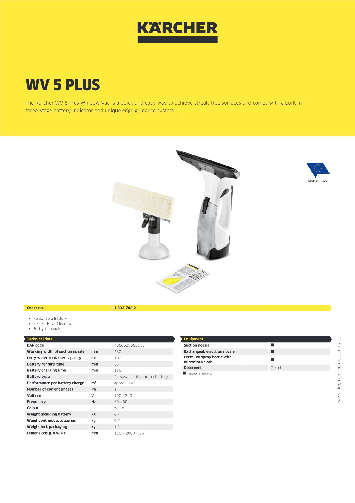 Product information