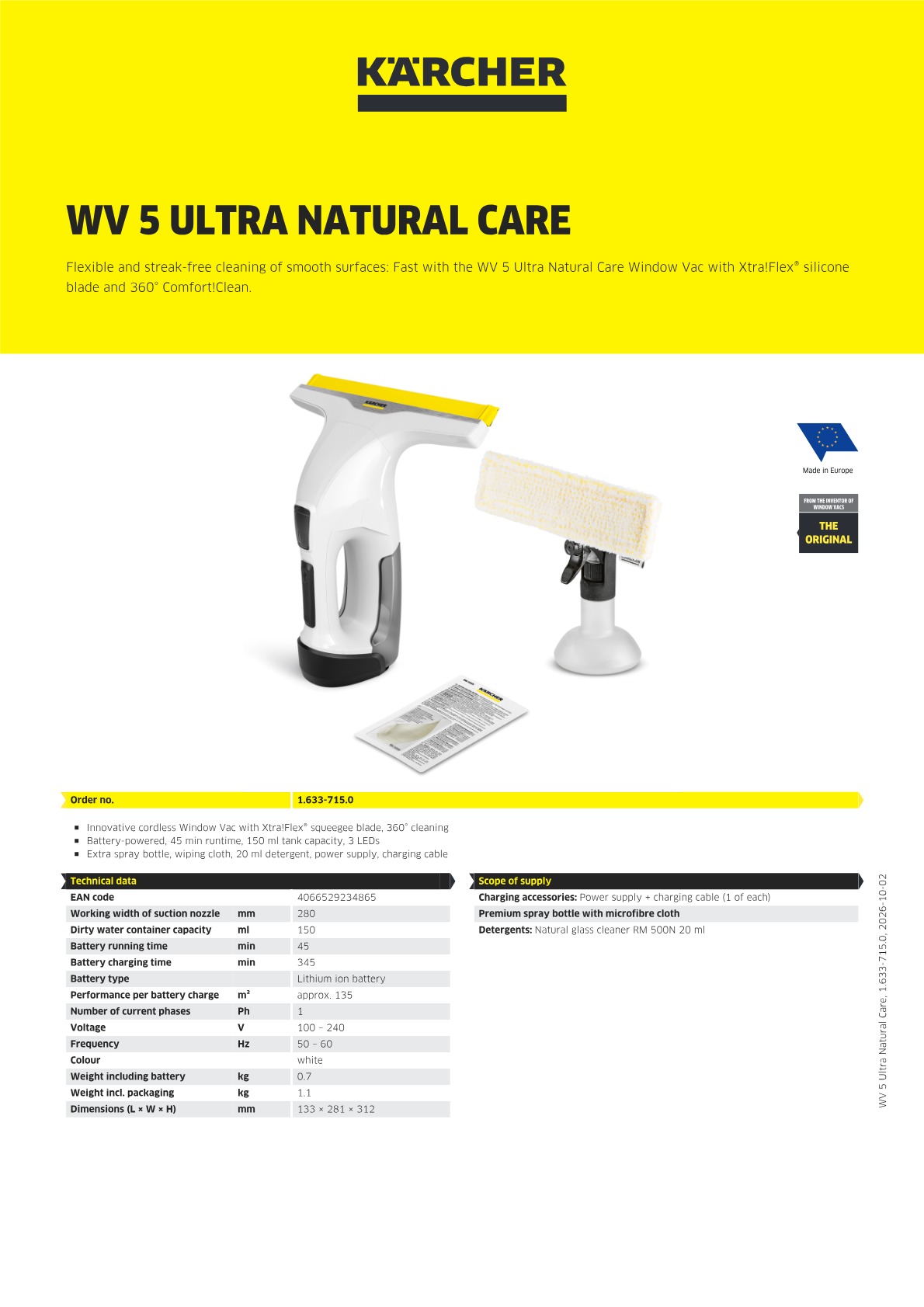Product information