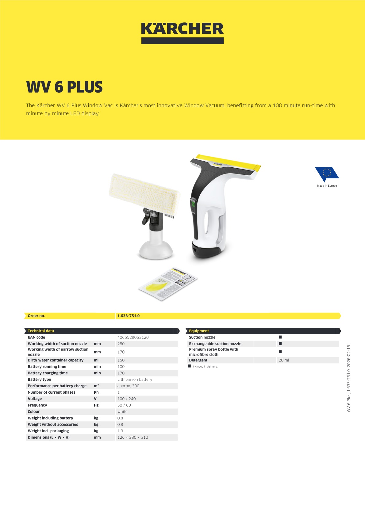 Product information