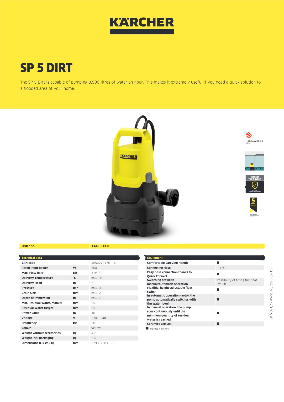 Product information