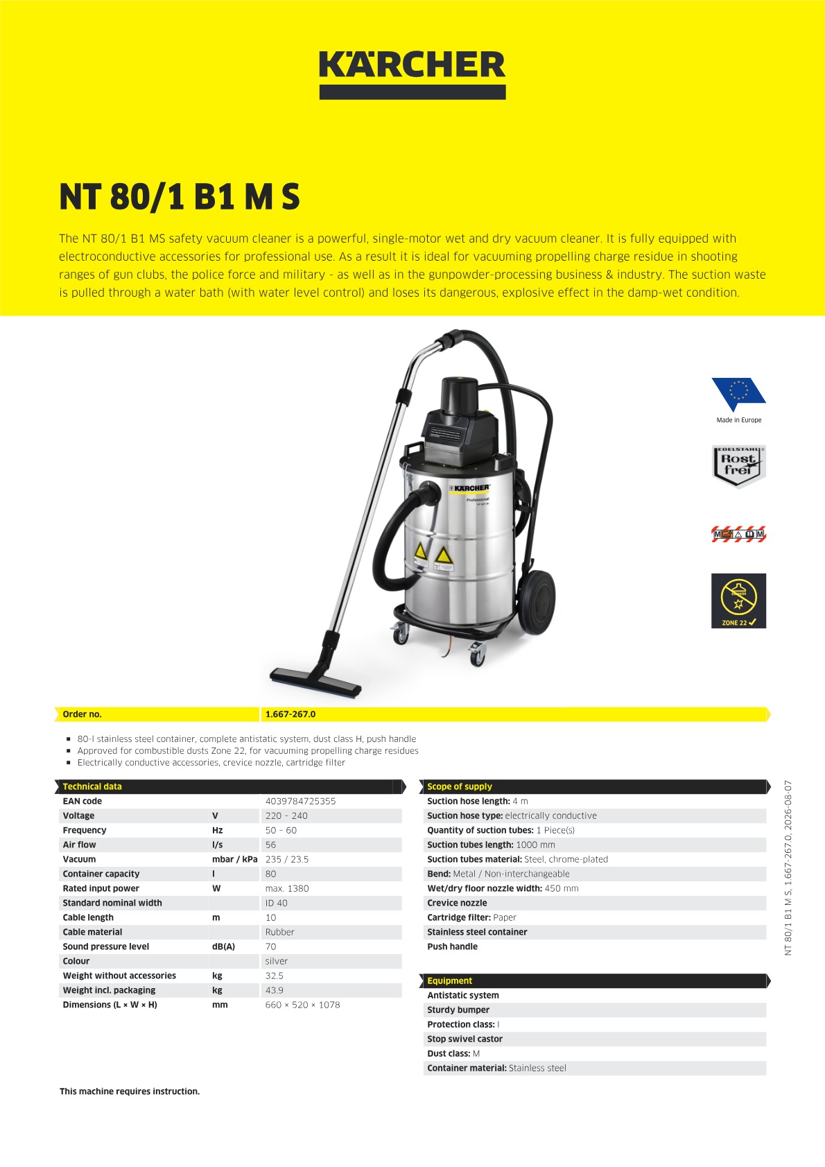 Product information
