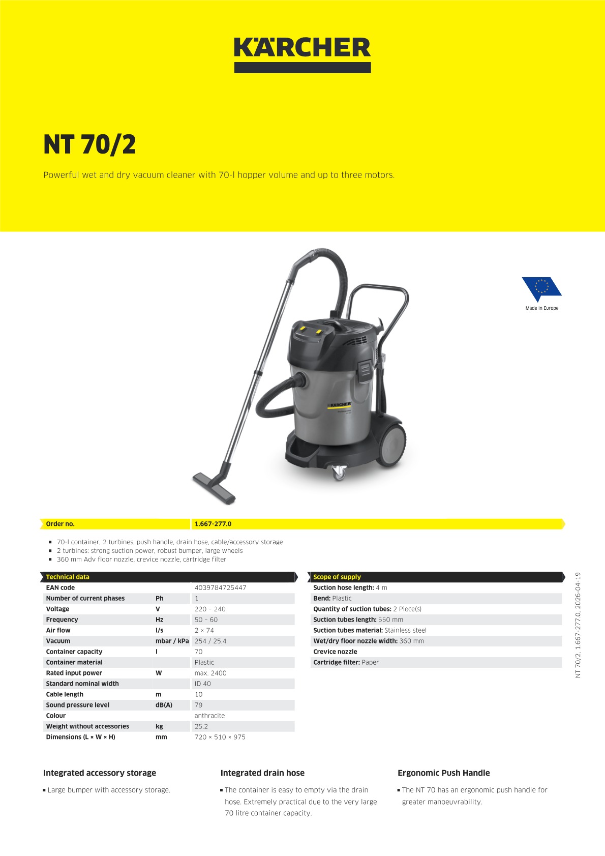 Product information