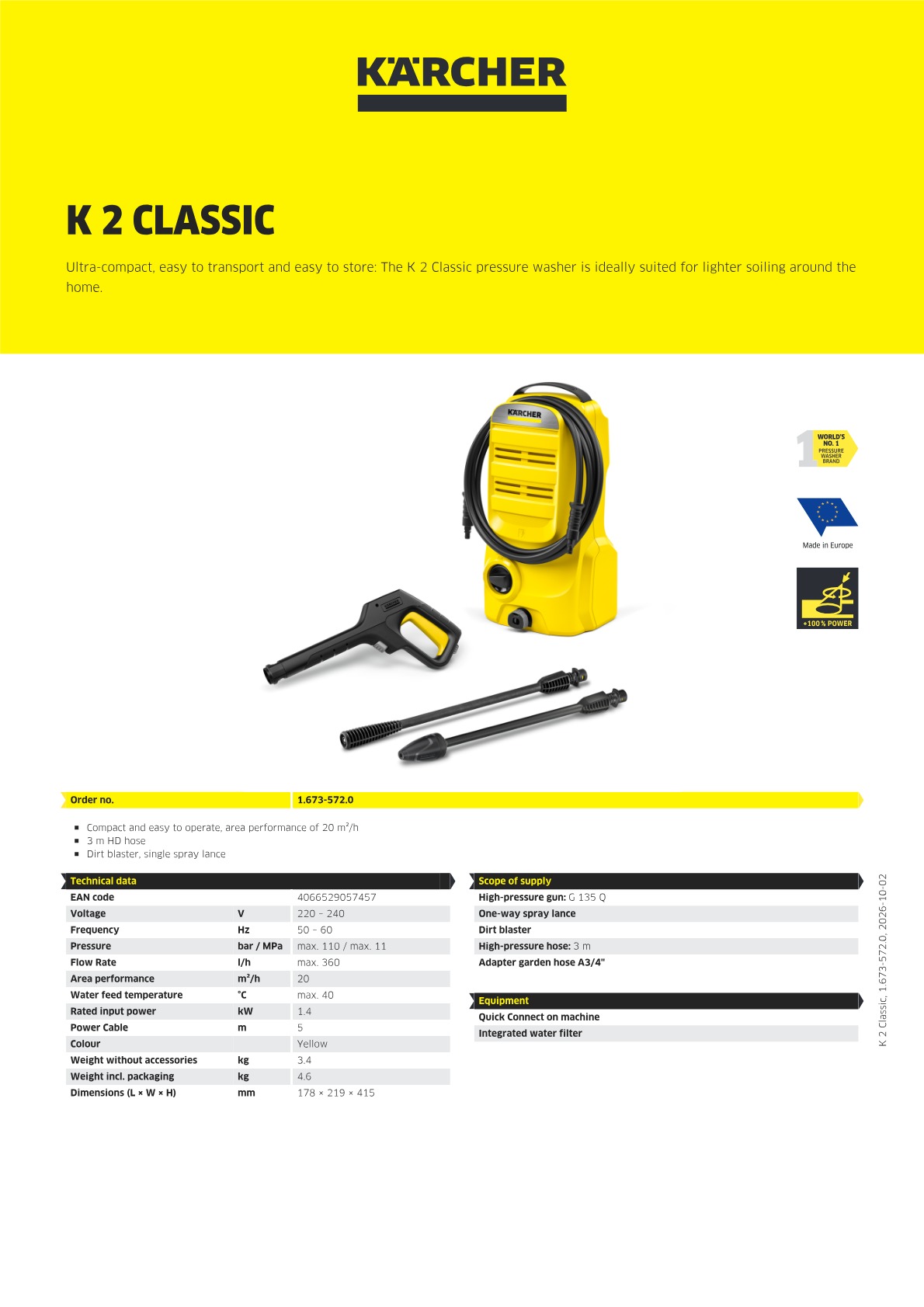 Product information