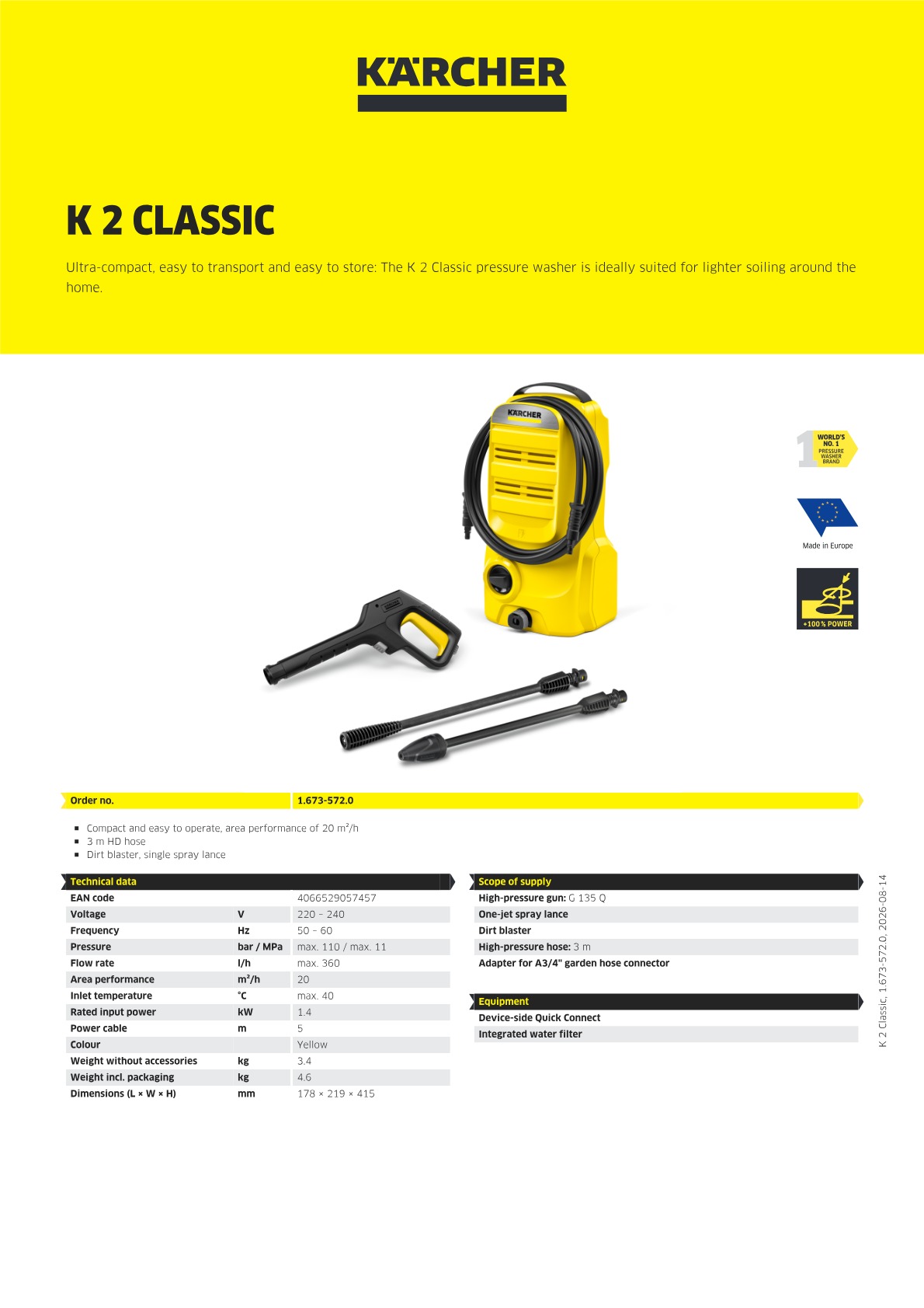 Product information