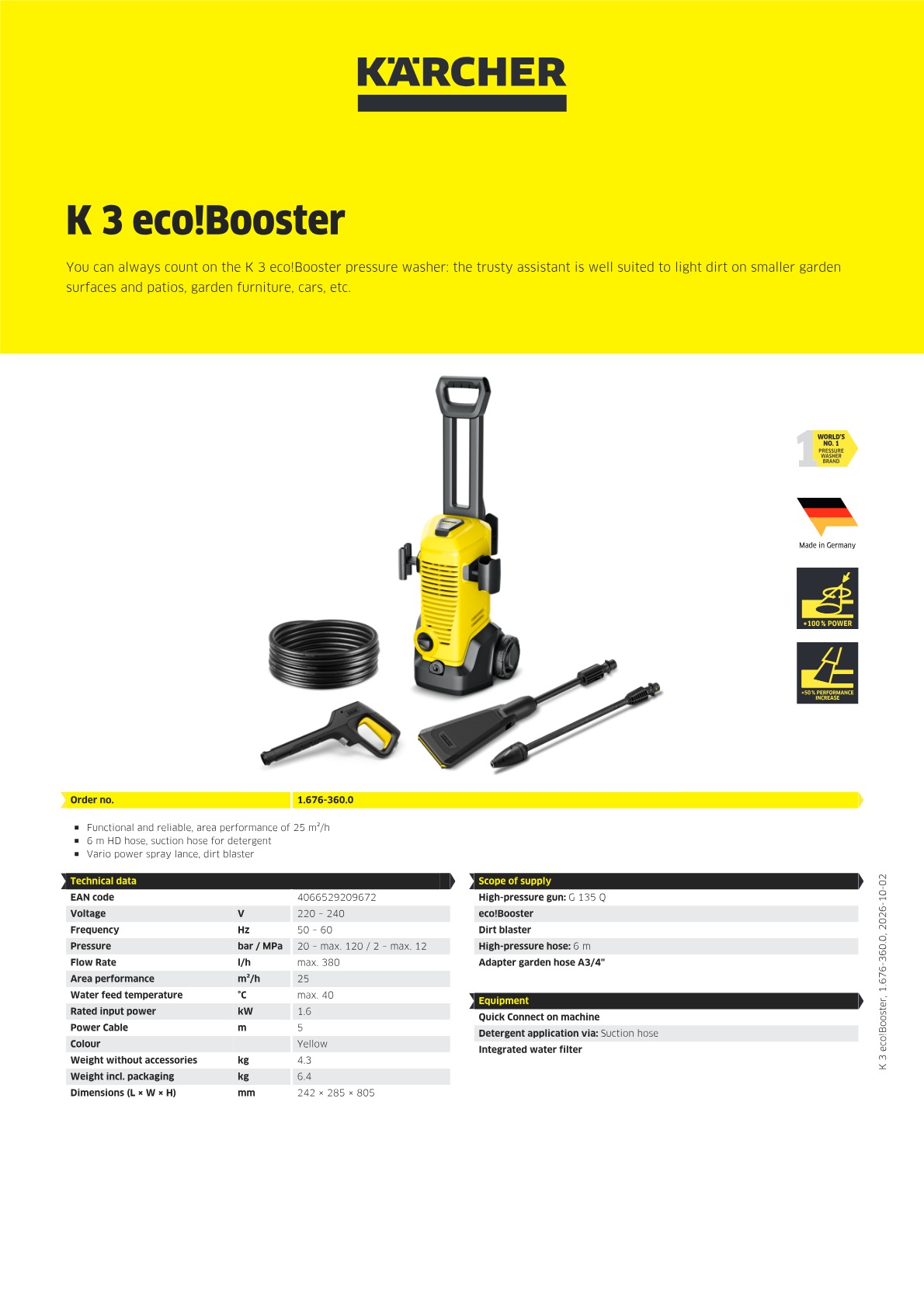 Product information