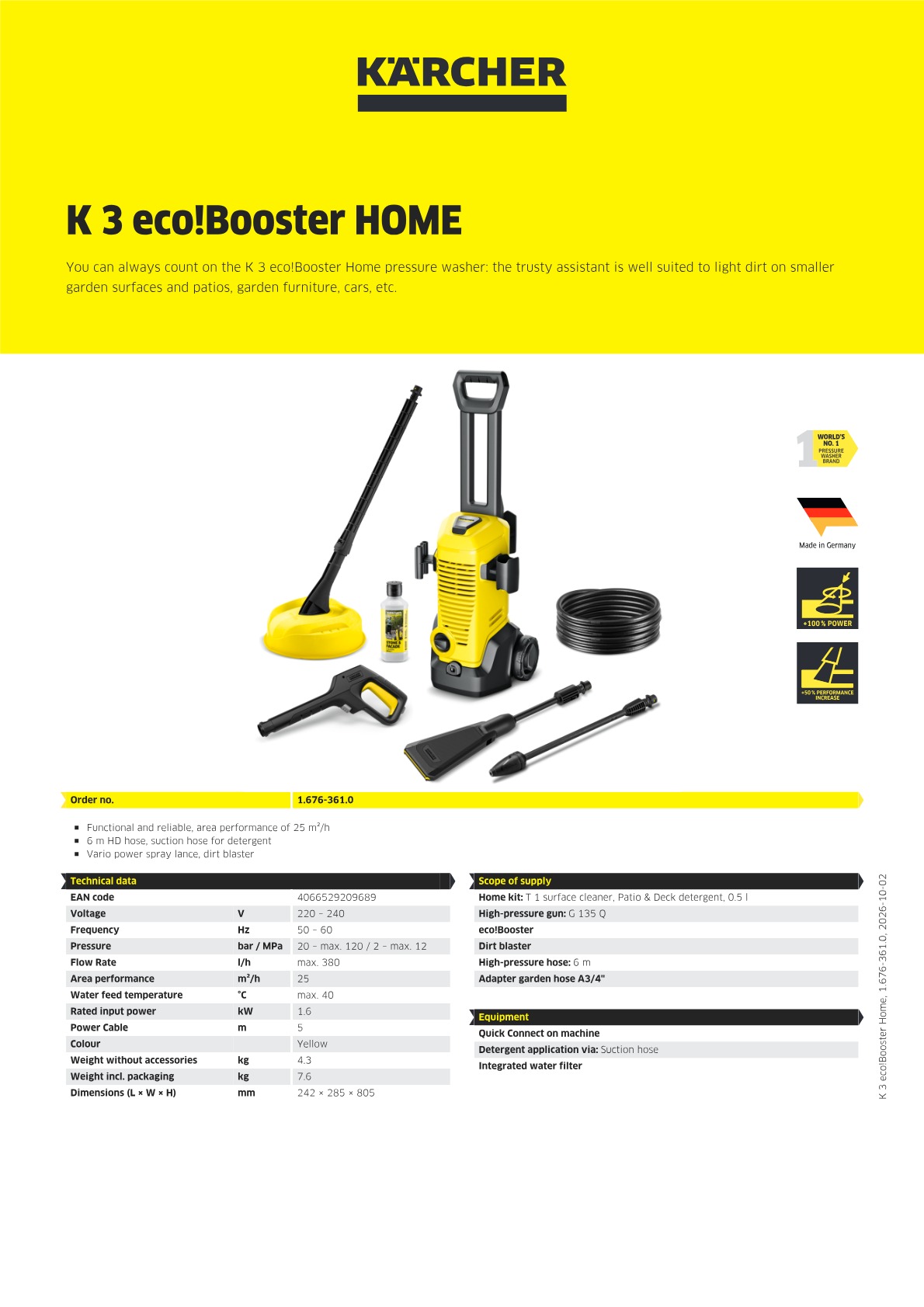 Product information