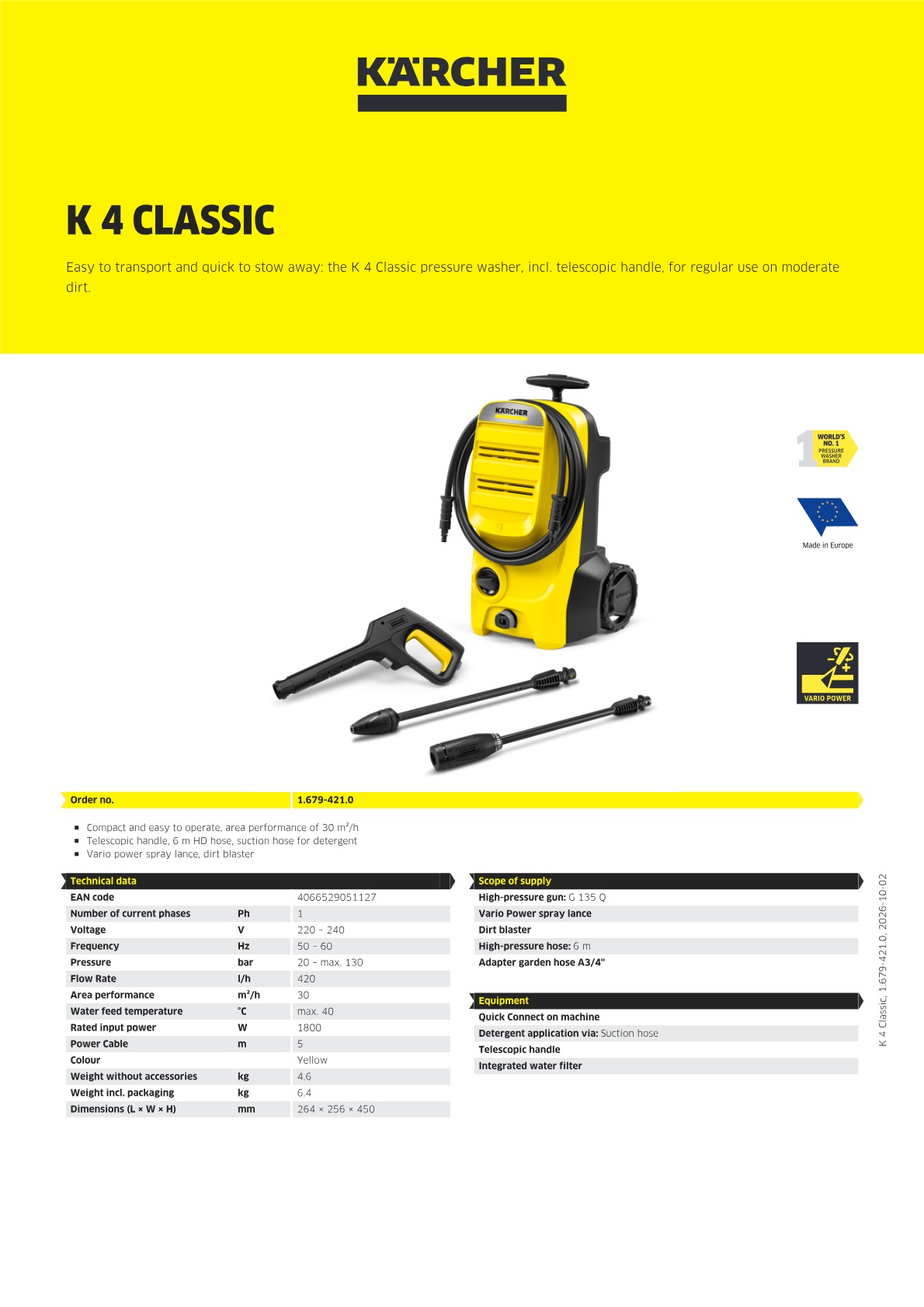 Product information