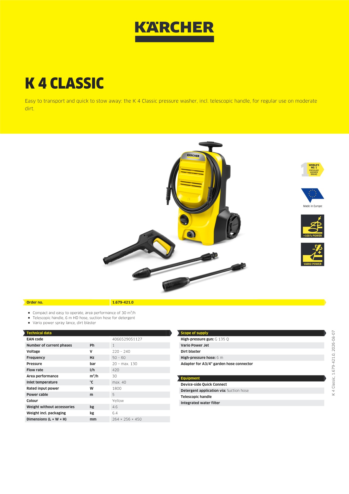 Product information